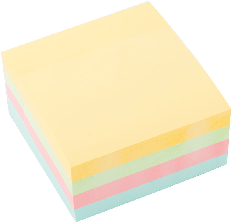 Karteczki samoprzylepne D.Rect 76x76mm 400 kart