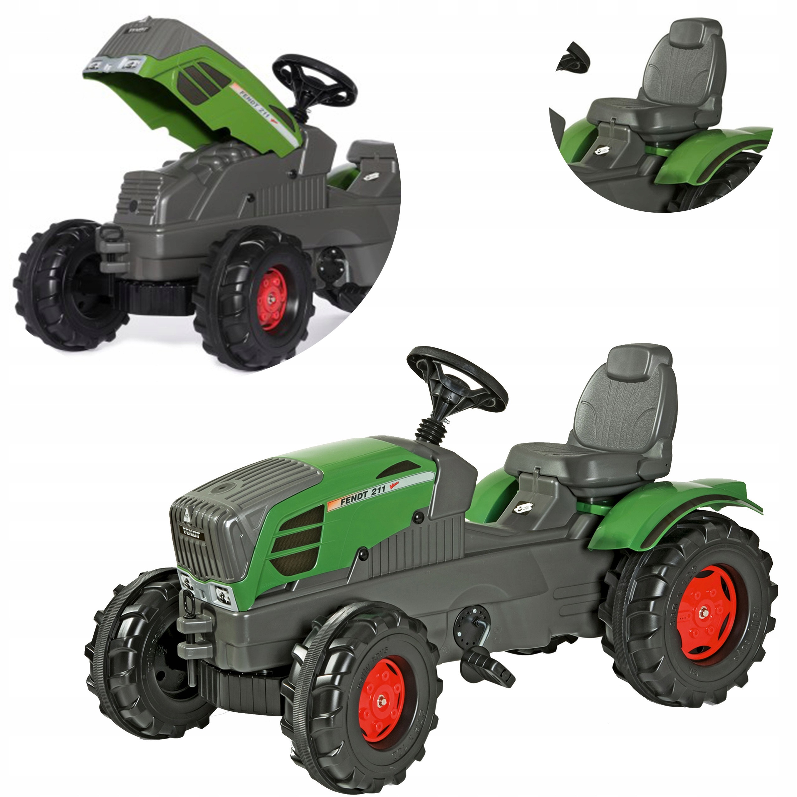 Rolly Toys Fendt 211 Wielki Traktor Fendt Na Pedały Rollyfarmtrac