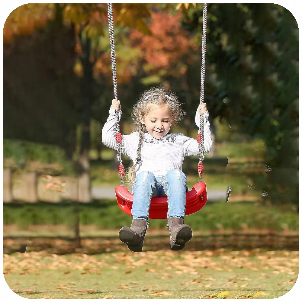 HUŚTAWKA OGRODOWA DLA DZIECI DESKA DESECZKA SIEDZISKO PLASTIKOWE MOCNA EAN (GTIN) 5905487741338