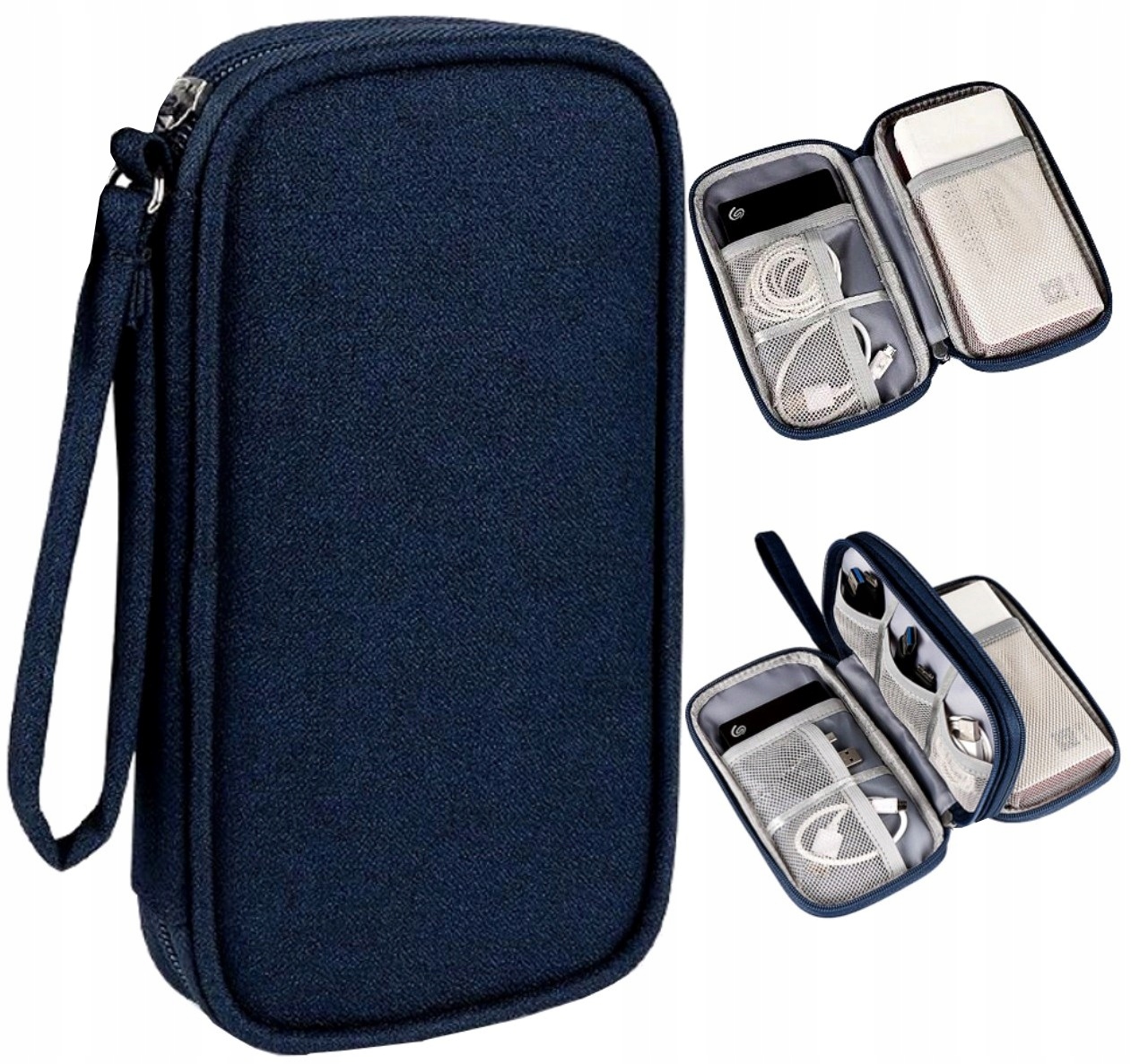 

Organizer Torba podróżny kable usb etui ładowarki