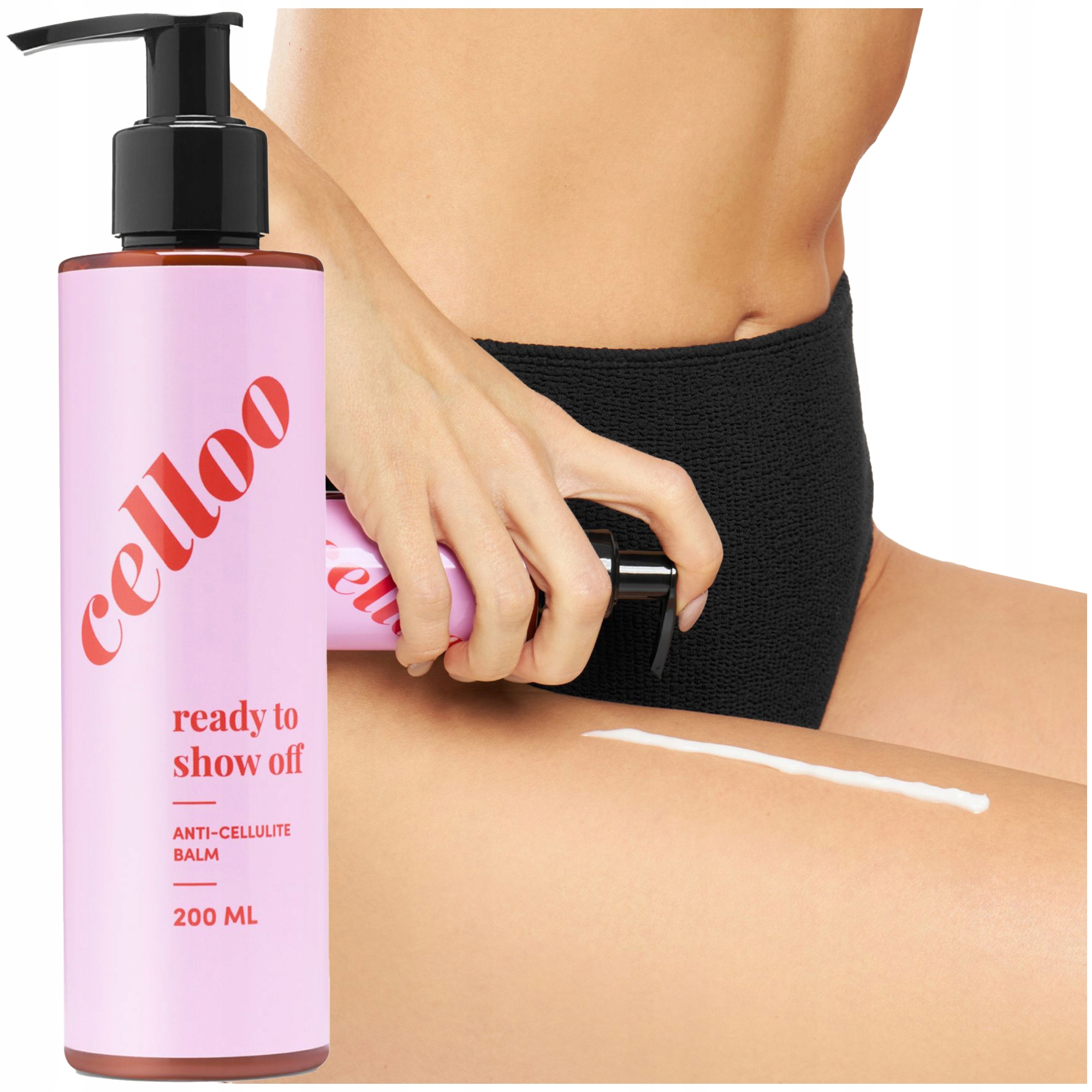 Anticelulitidní balzám Zpevňuje a napíná Celloo 200 Ml zázvor kofein vit E