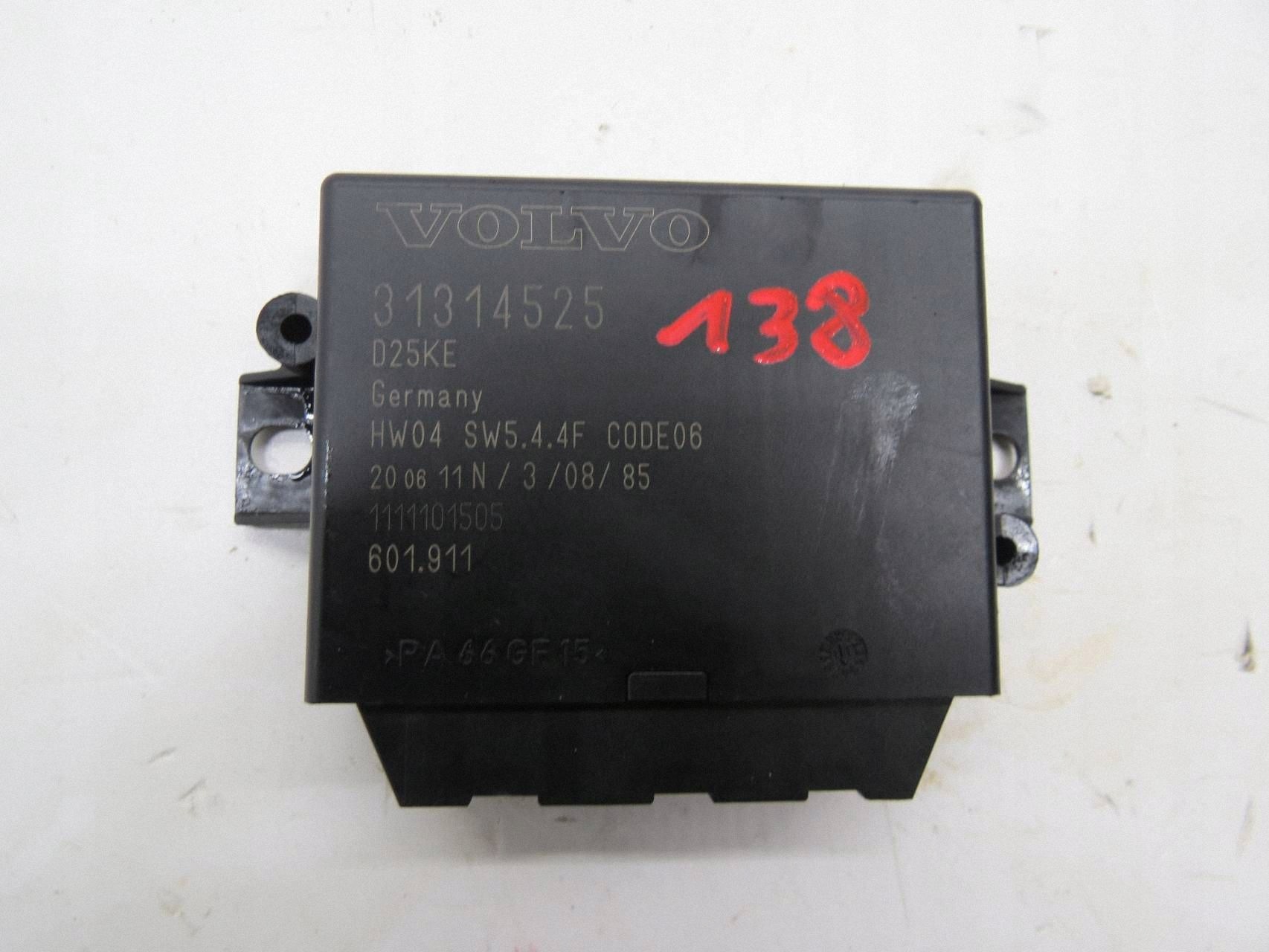 modulo Centralina parcheggio PDC VOLVO S60 II V60 e 2.4 D5 215KM 31314525