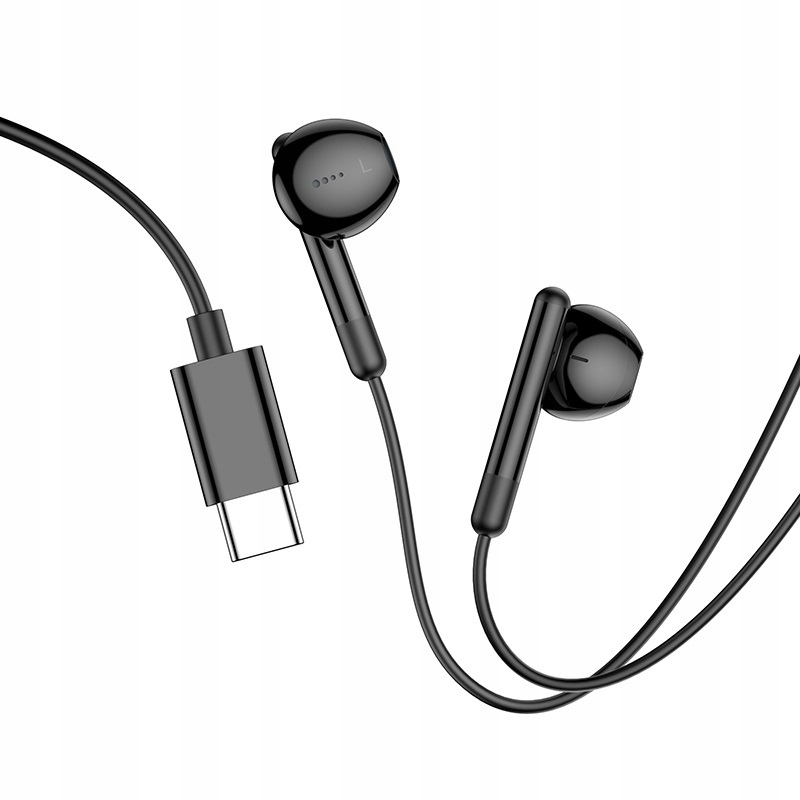 Słuchawki douszne USB Typ Typu C USB-C do iPhone 15 16 Plus Pro Max iPad Kolor biały