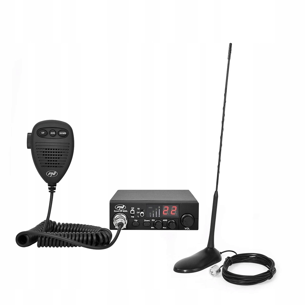 Cb Pni Escort Súprava rádiostanice Asq Hp 8000L Anténa Cb Pni Extra 45 s