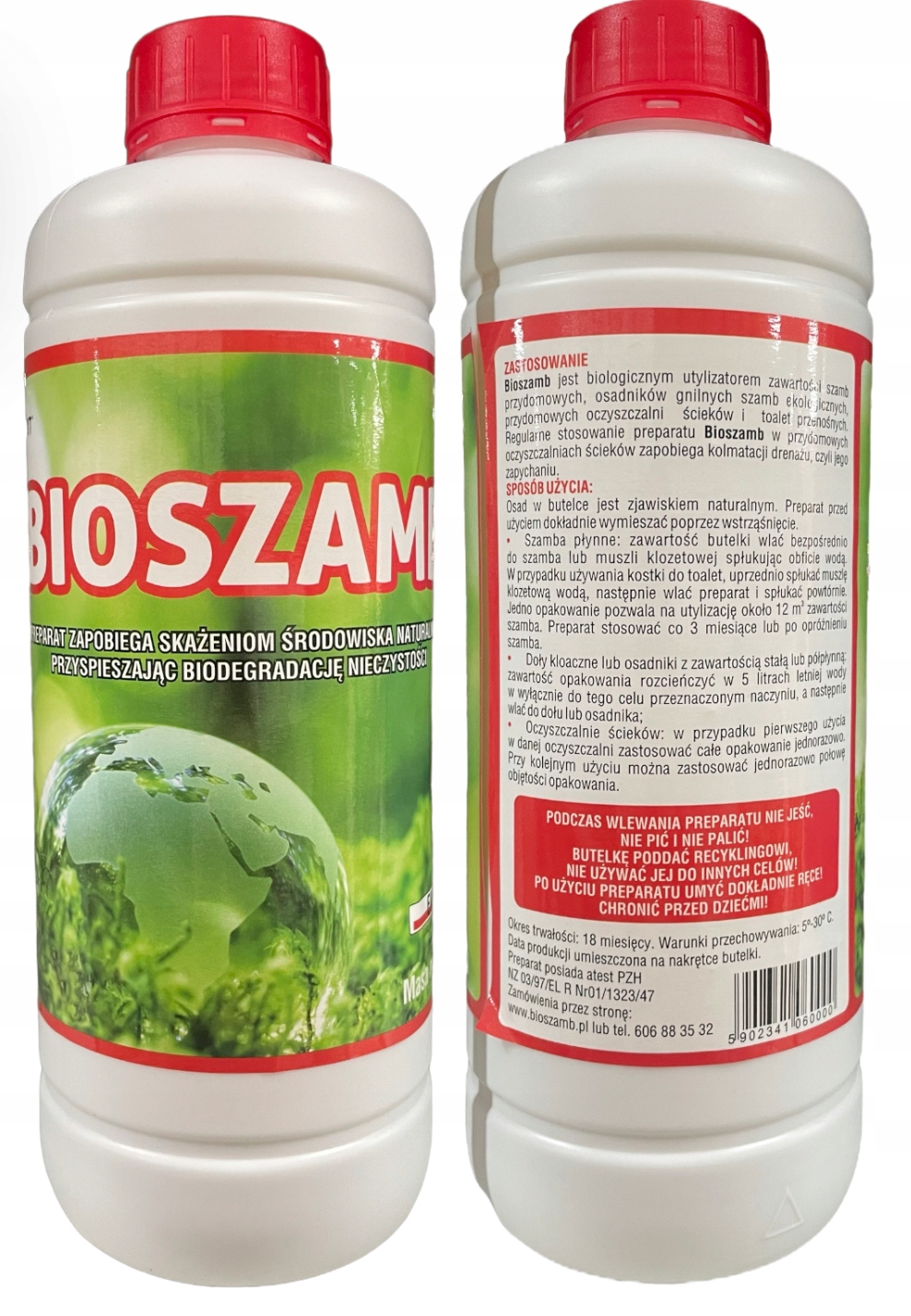 

Bioszamb 1L na 12m3 działa 4 mies. Szambo Szamba
