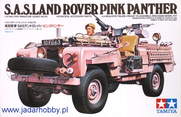 Tamiya 35076 1/35 S.a.s. Land Rover PinK Panther