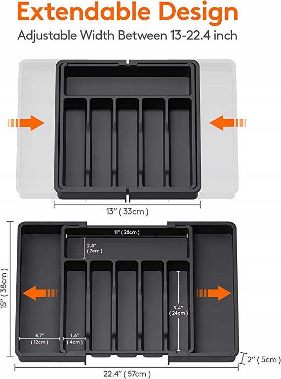 Lifewit Silverware organizer na sztućce FG3-30 EAN (GTIN) 8000000014009