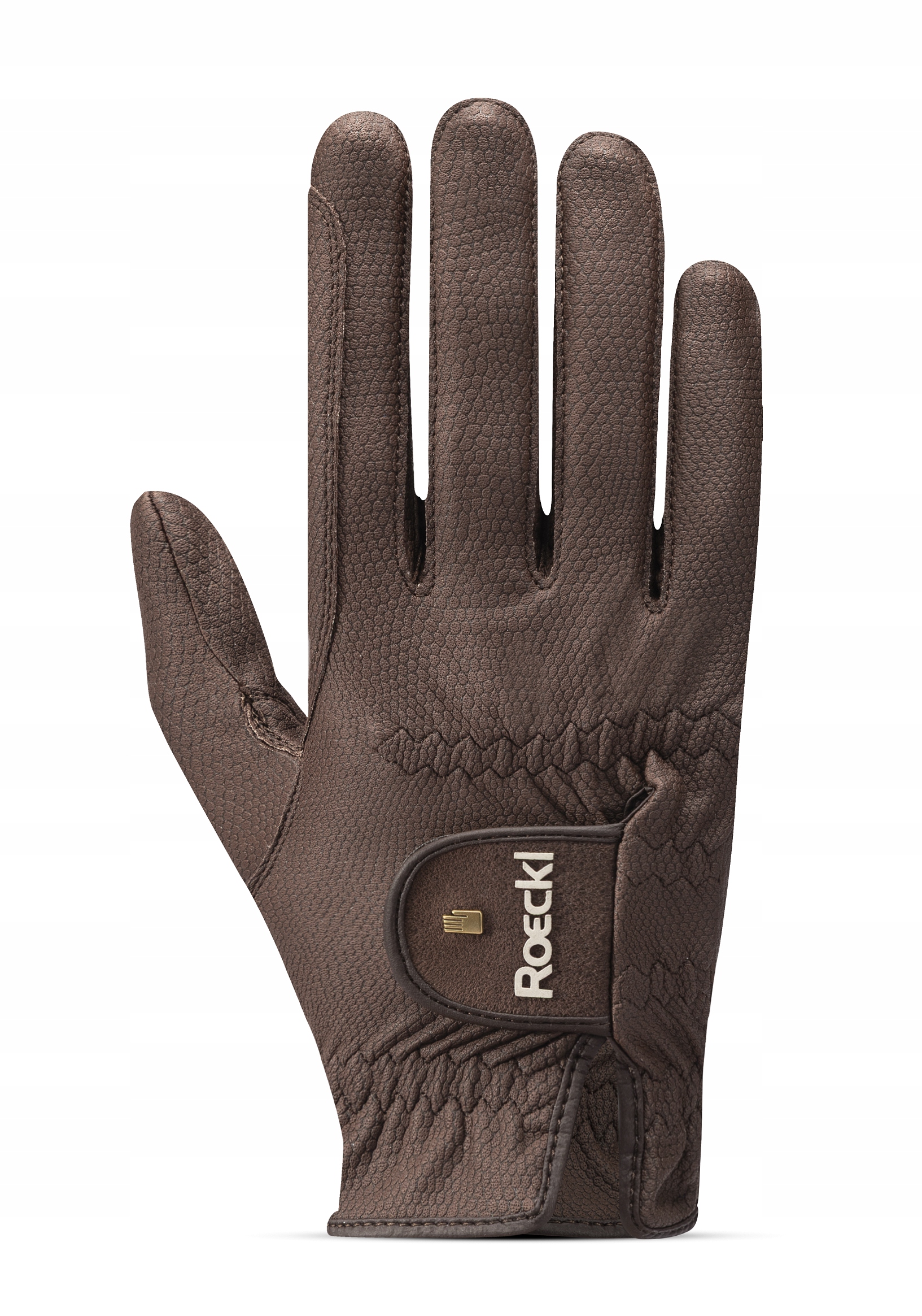 Roeckl, Rękawiczki Roeck Grip Pro 7,5 brązowy