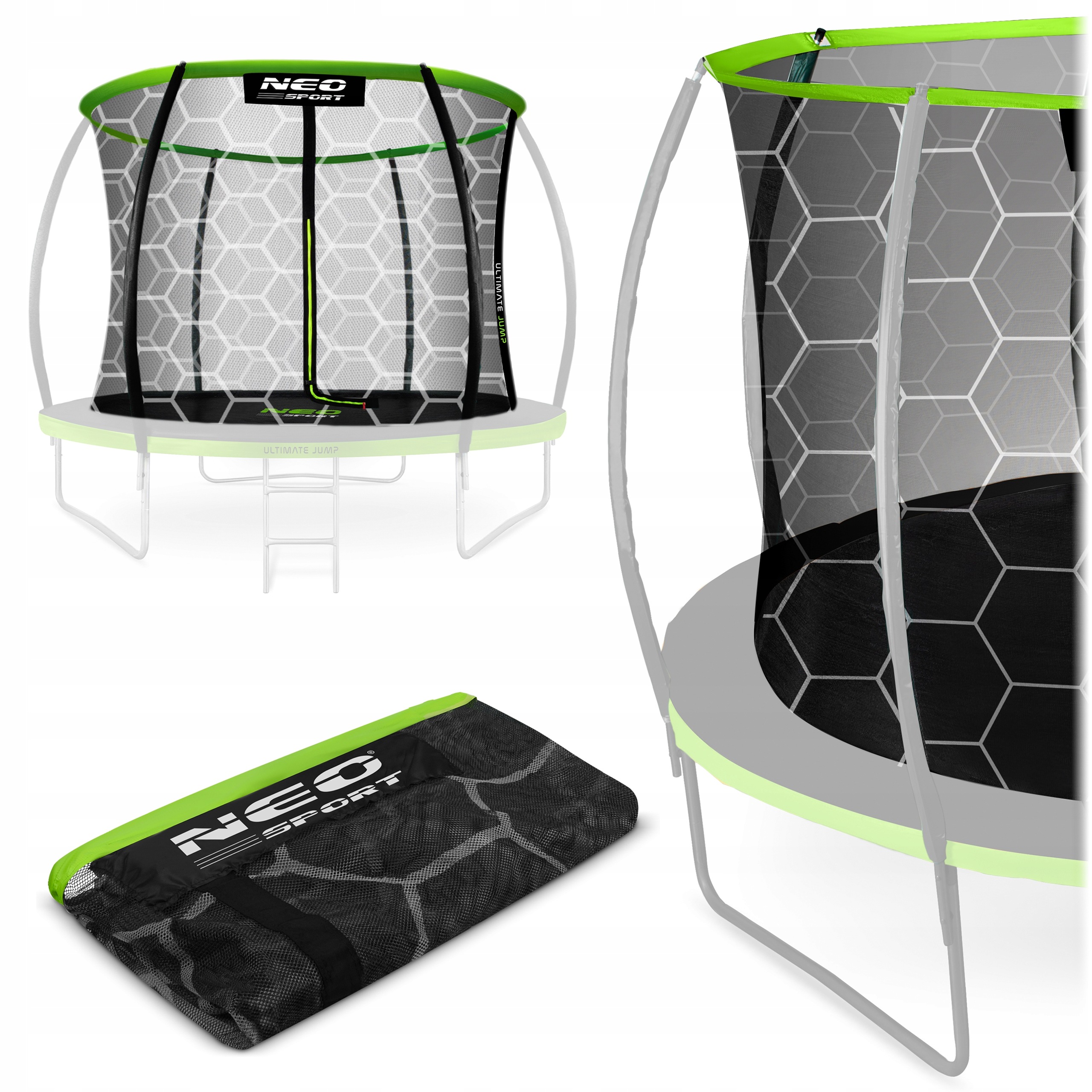Siatka Wewnętrzna Do Trampolim Neosport Hexa 252cm 8ft