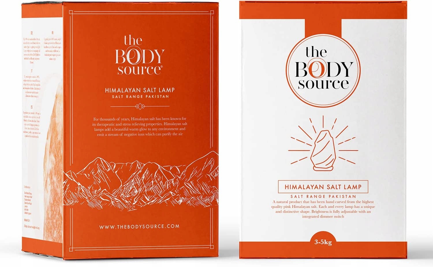 PROZDROWOTONA LAMPA SOLNA HIMALAJSKA PRZYCIEMNIANA Maksymalna waga 5 kg