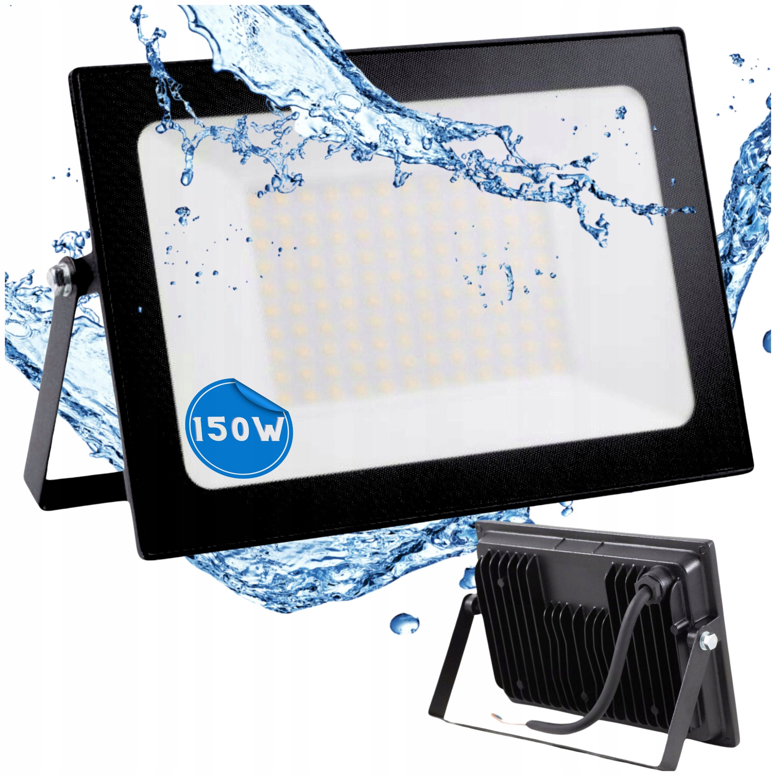 Halogen Led Osvětlovač Lampa 150W Reflektor Vodotěsný 13500lm Neutrální