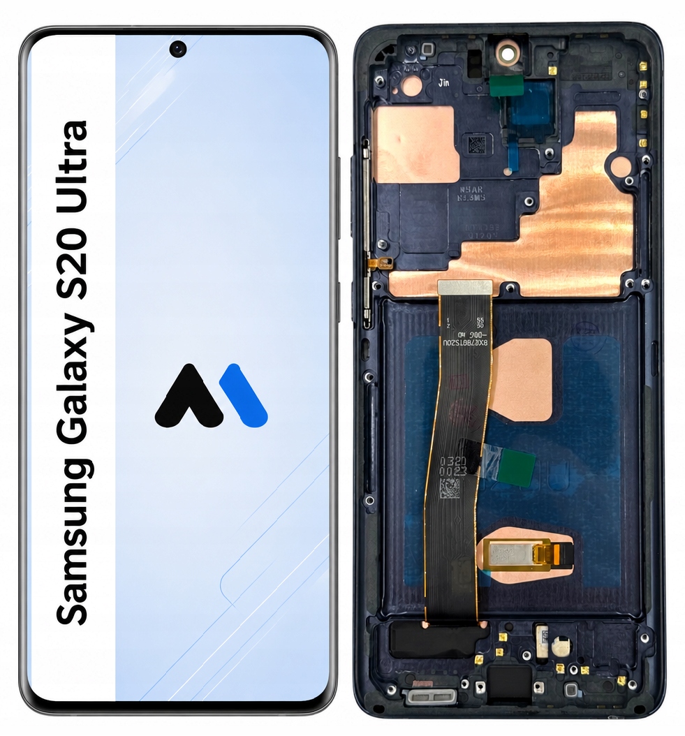Displej Samsung Galaxy S20 Ultra Plný Oled Rámček Dotyk Premium