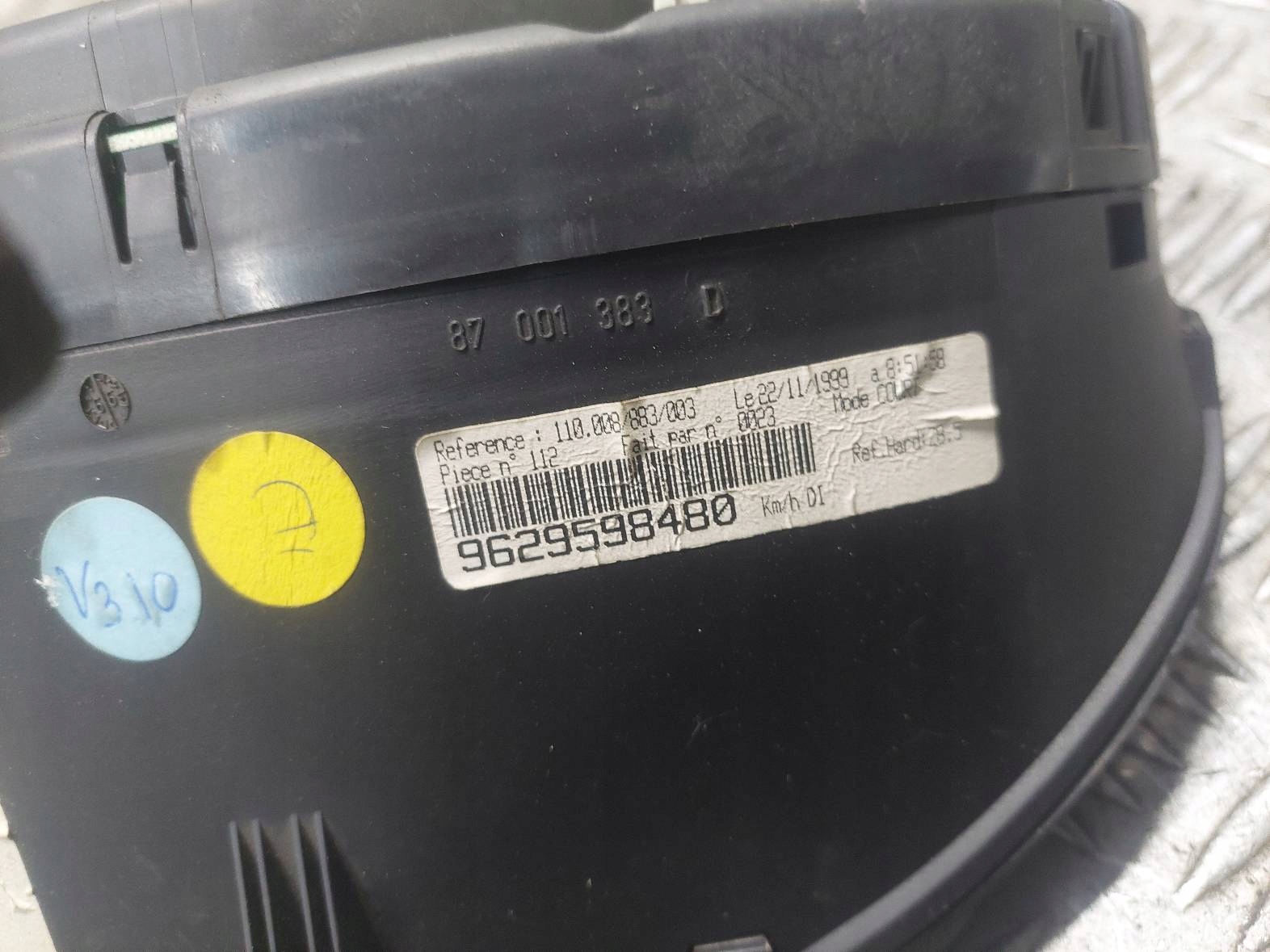 dials dials PEUGEOT 607 and 2.2 HDI 9629598480