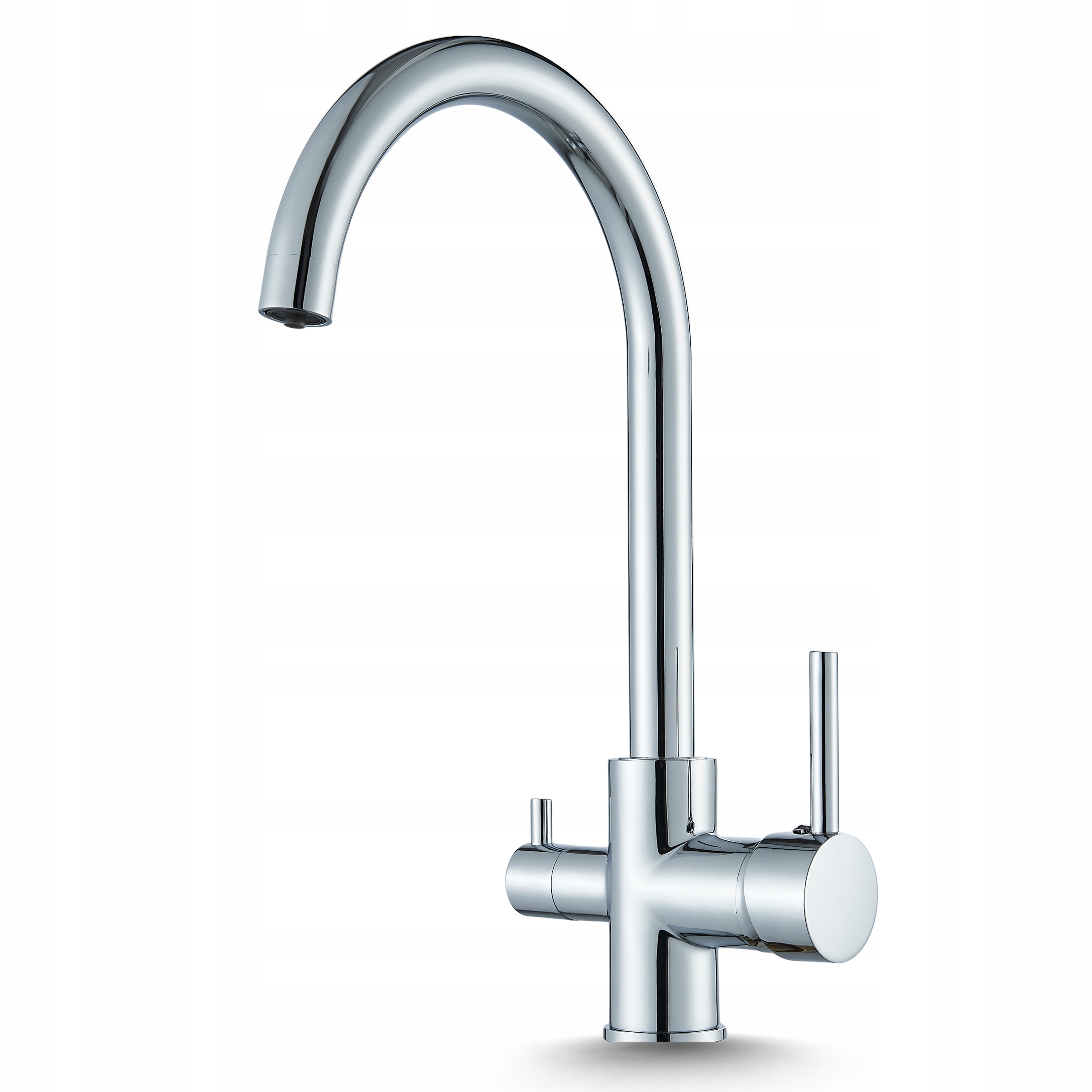 Kuchynská Batéria Trojcestná Otočná Výtoková Perlátorová Stojanová Pevná Pzh