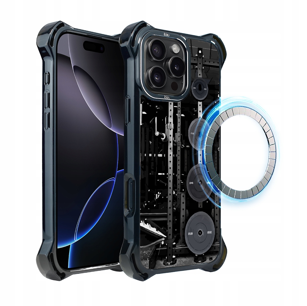 Pouzdro pro iPhone 16 Pro, Ibiza DropGuard Ultra s MagSafe, Železná stanice