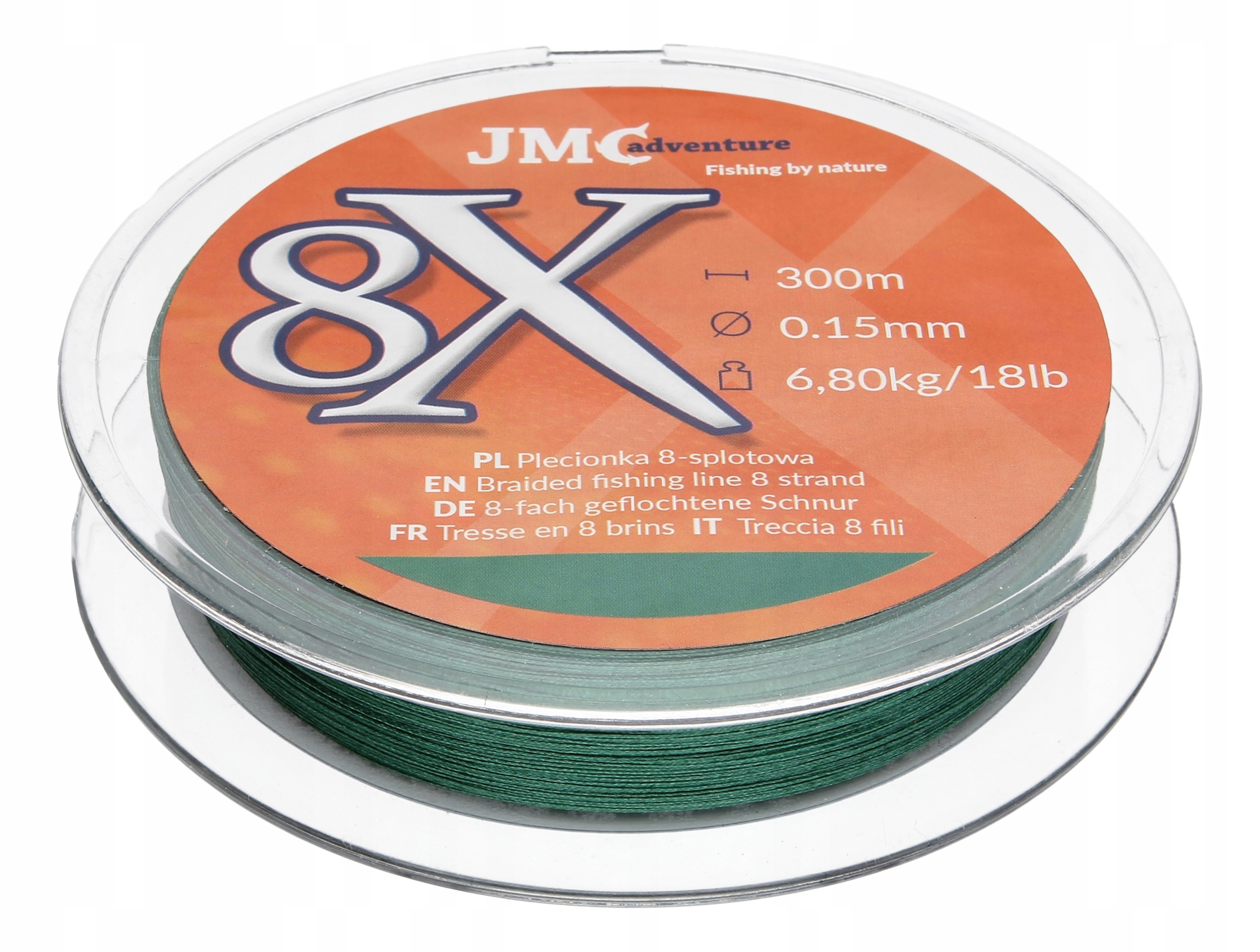 

Jmc Adventure Plecionka wędkarska 8X 0.15 MM 300m