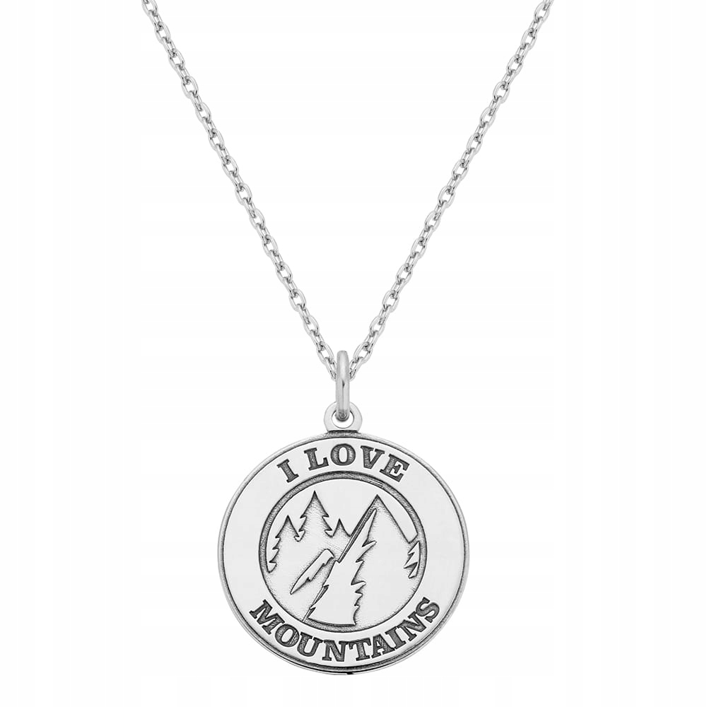 

Naszyjnik z górami łańcuszek srebro 925 góry