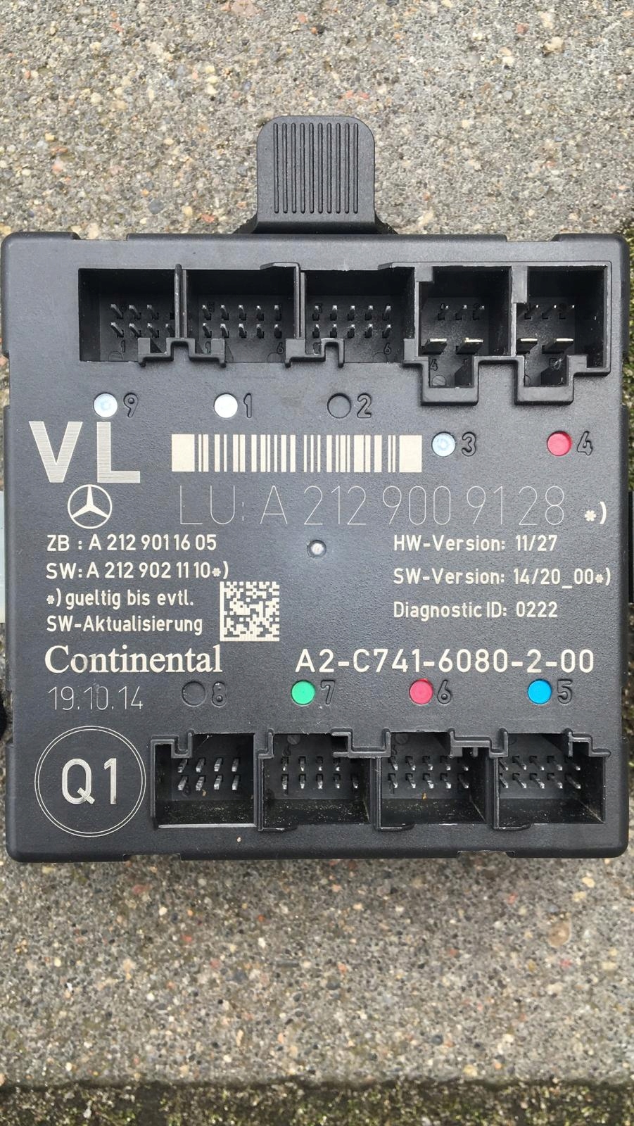 A2129009128 2129009128 - MERCEDES W212 6.3 AMG контроллер двери