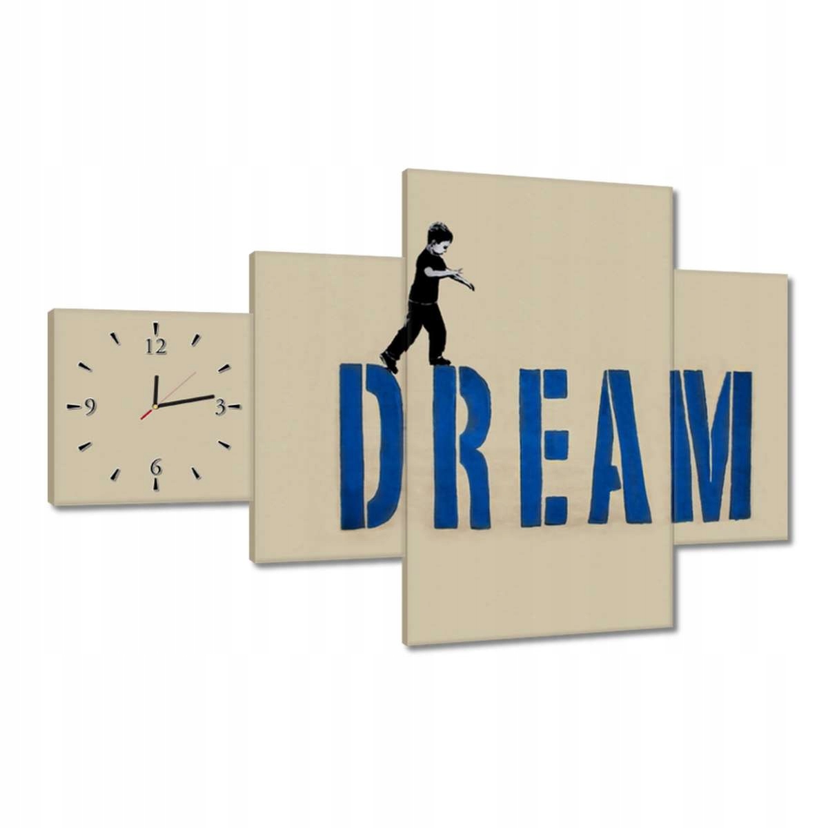 Hodiny 130x80 Dream Stojí za to mít sen