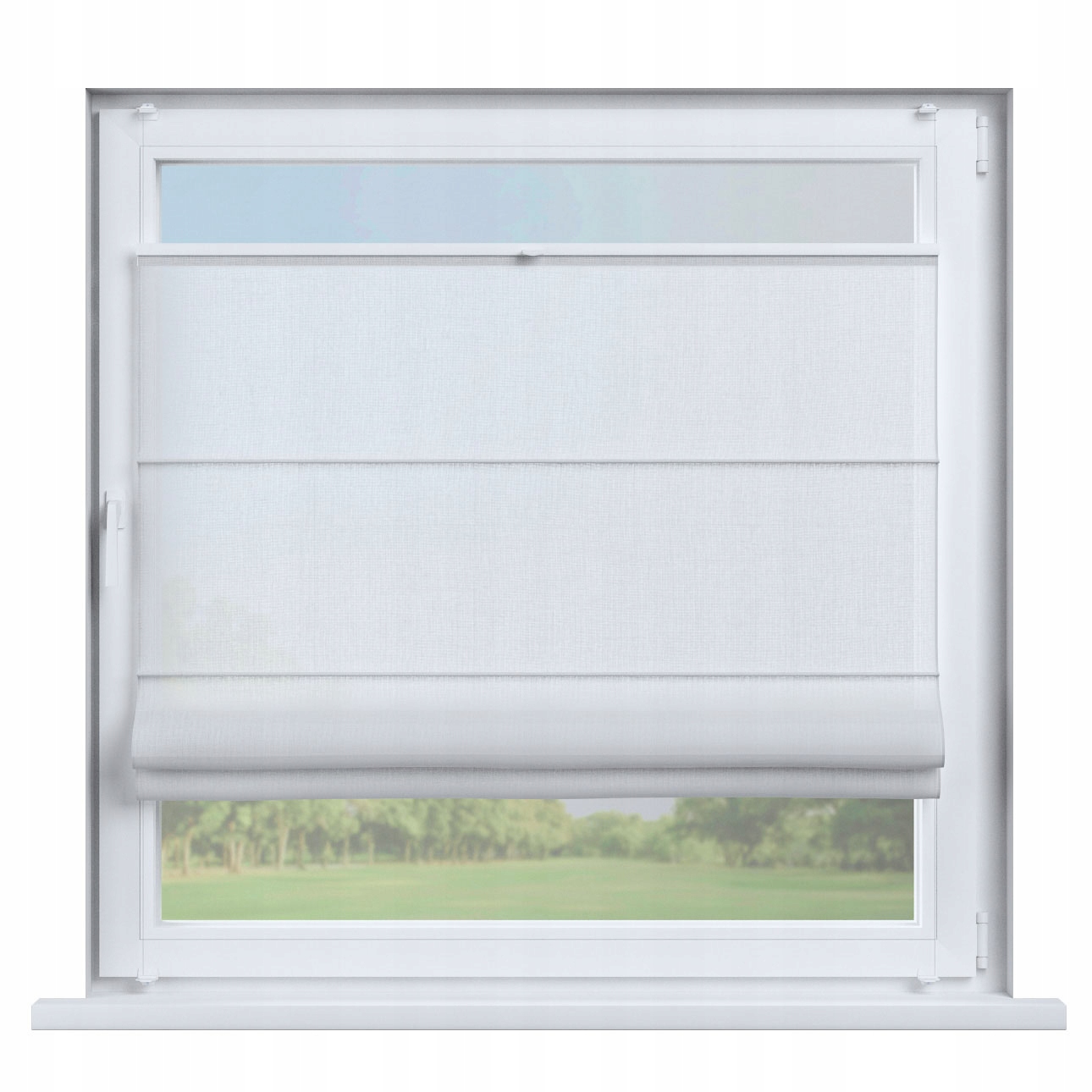 Dekoria Plisovaná roleta rímska Sicília 80x160 biela