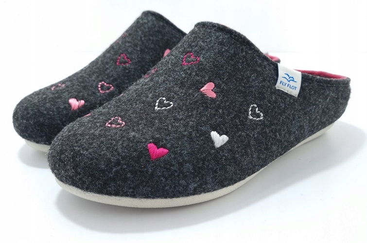 Pantofle Fly Flot 91 T08 4Z Plst Šedé r40