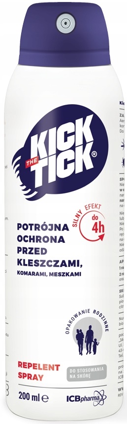 

Kick The Tick Max Repelent Plus Spray 200ml Komary