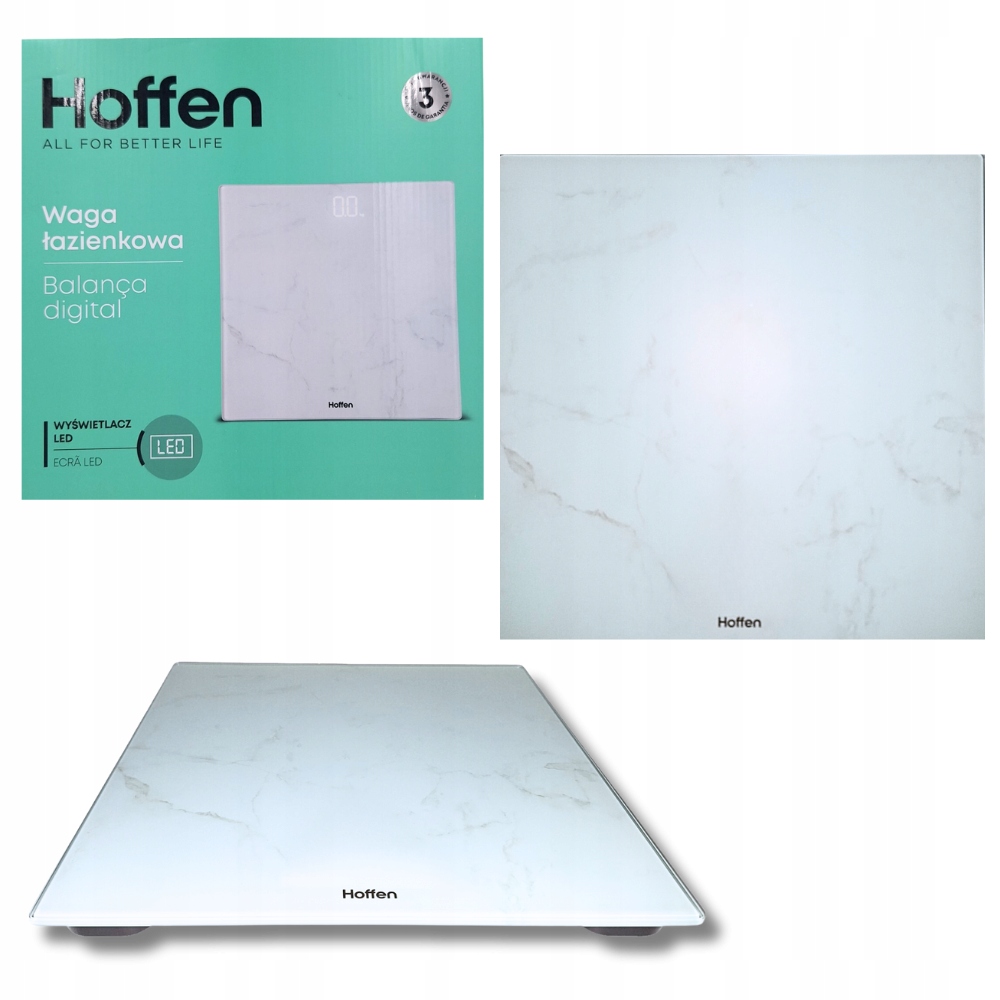 Waga łazienkowa BIAŁAHoffen BS-1006-C K180