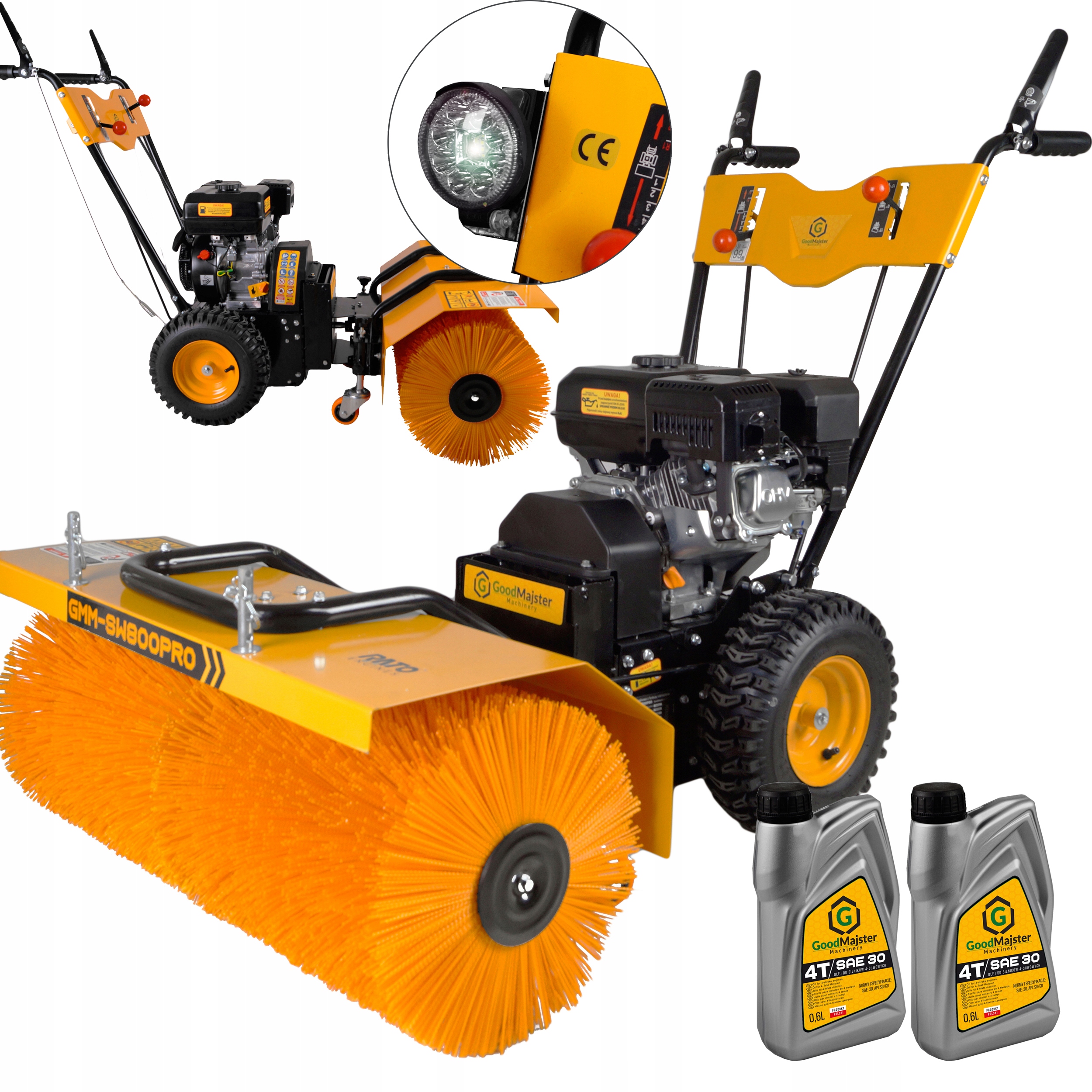 Моторизованная подметальная машина rato 212CM3 7HP 80CM шестерни 5 2 светодиодная лампа