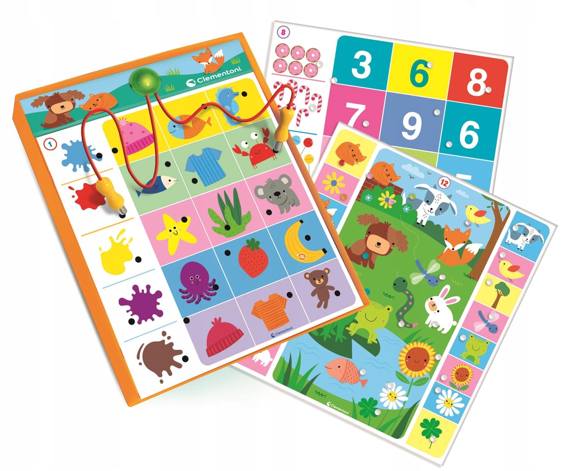Gra edu INTERAKTYWNY QUIZ PRZEDSZKOLAKA CL50820 Wydawca Clementoni