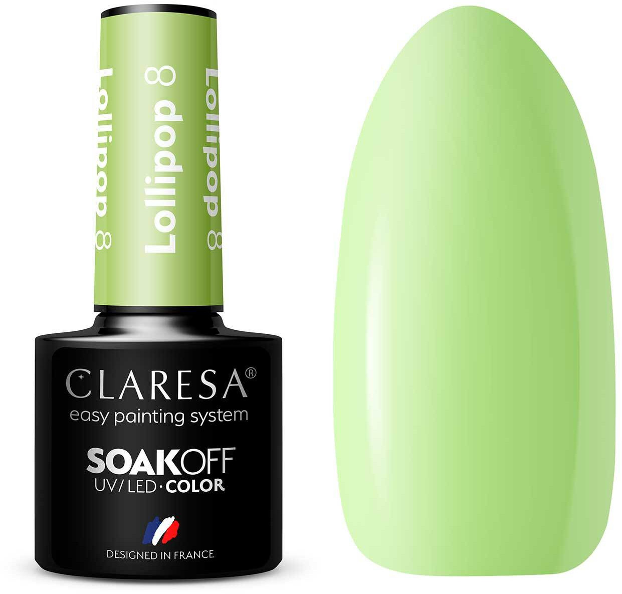 

Claresa lakier hybrydowy Lollipop 8 5g pastelowe