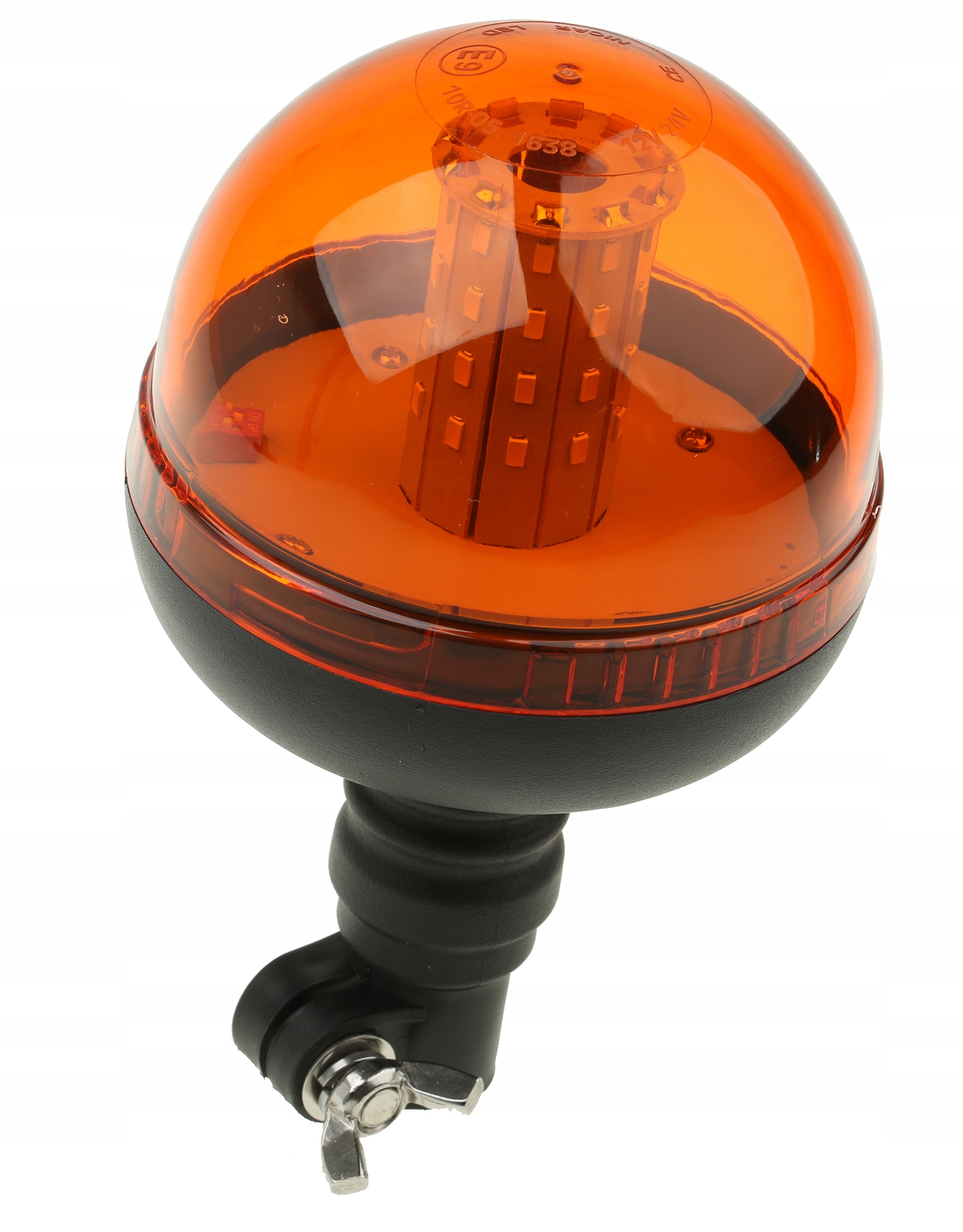 LAMPA OSTRZEGAWCZA BŁYSKOWA KOGUT LED FLEX 12/24V CE HOMOLOGACJA