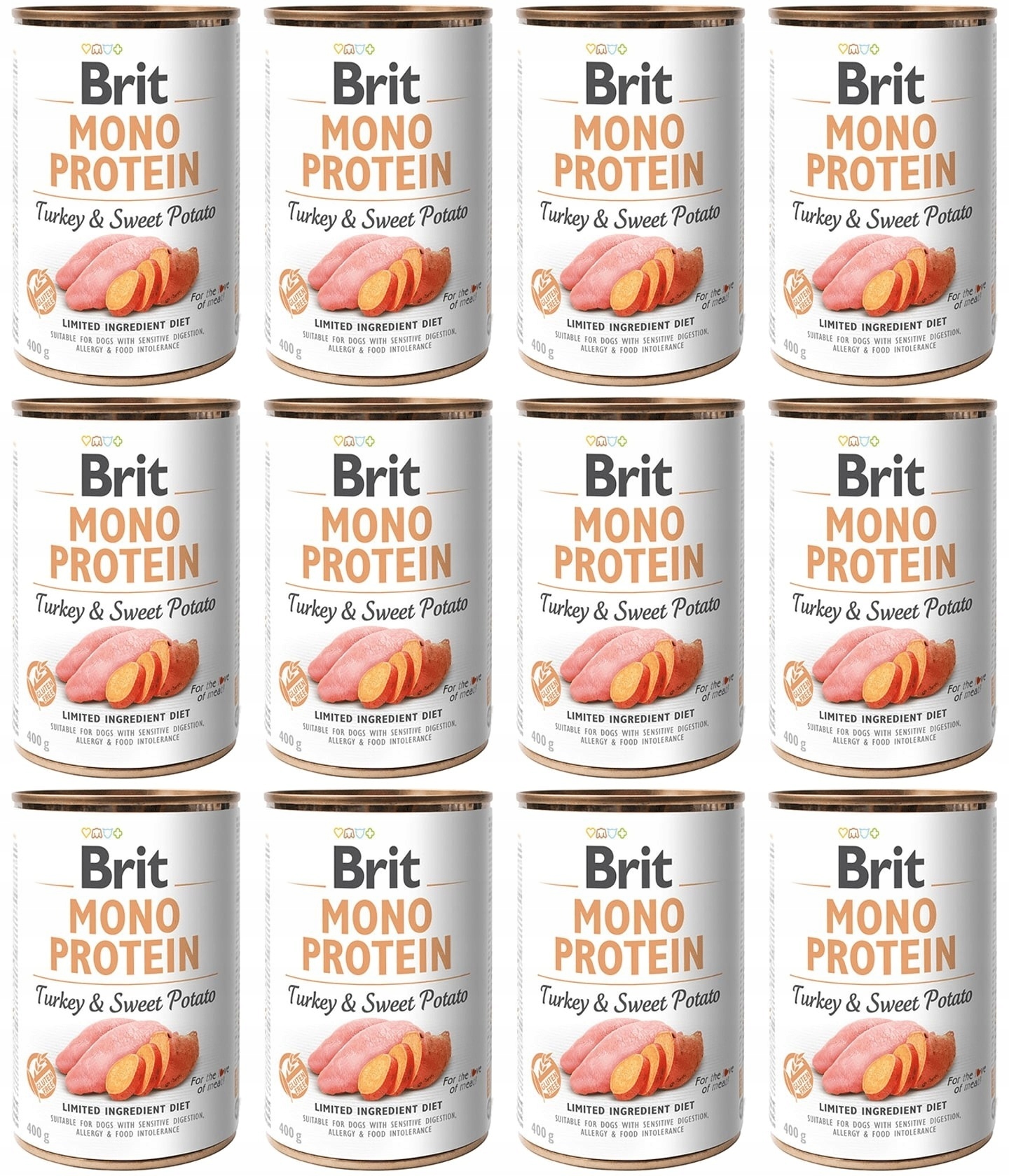 Levně Brit Mono Protein krůta a brambory 12 x 400 g