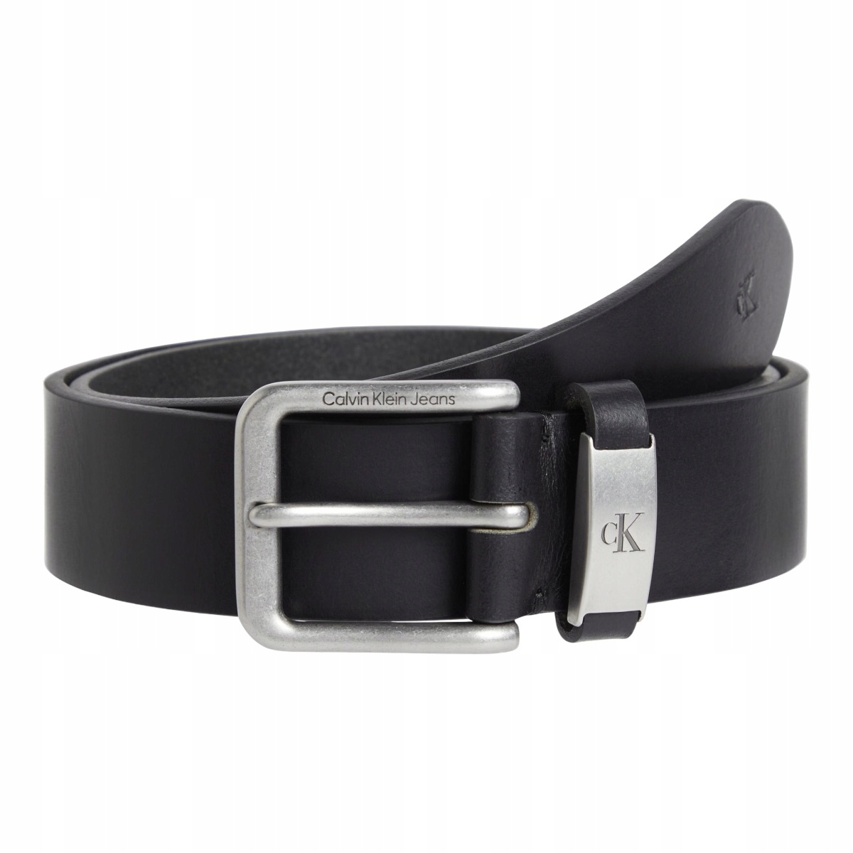 Calvin Klein Męski Pasek Ro CL Met Czarny r.100