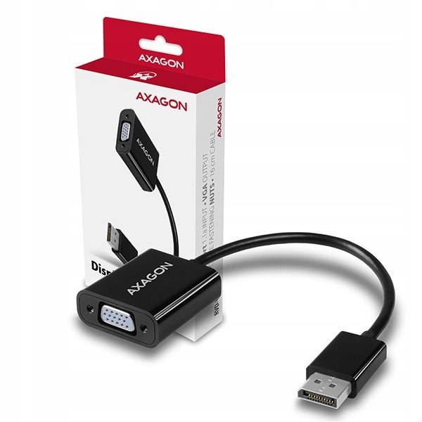 Axagon Adapter Display Port na Vga FullHD 1920x120