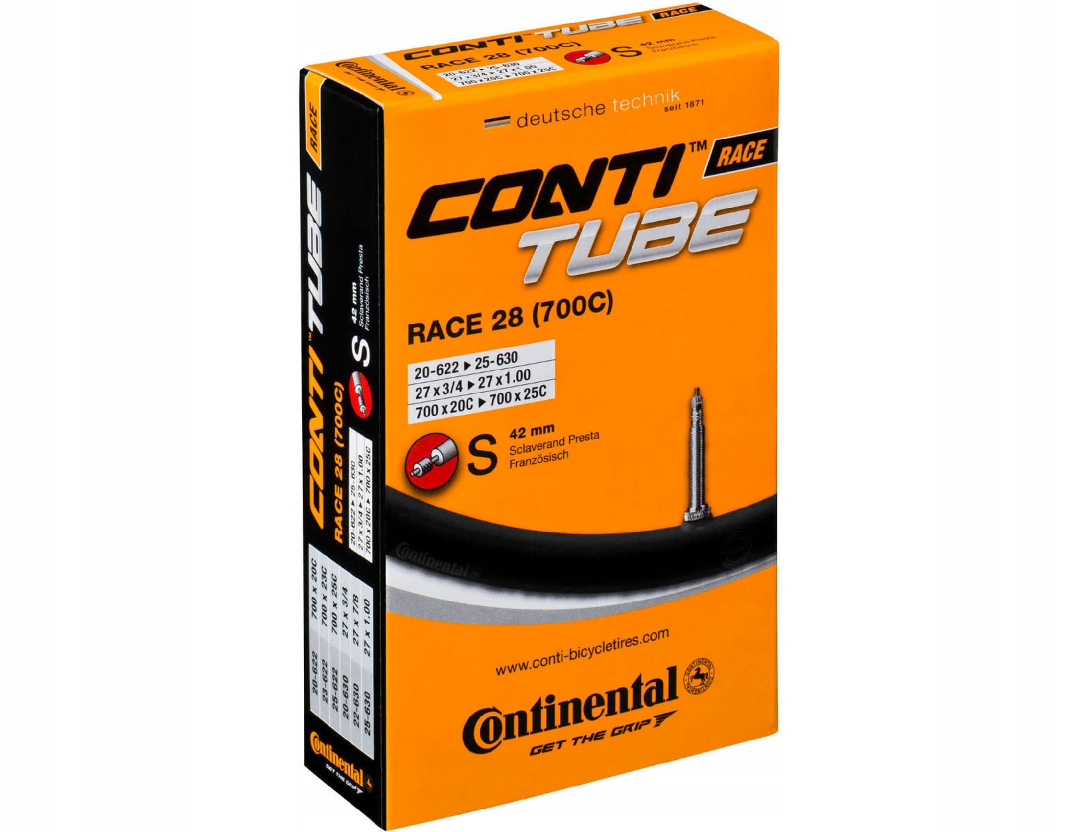 

Dętka szosowa Continental Race 700x20-25c presta