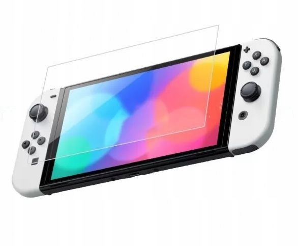 2 X SZKŁO OCHRONNE HARTOWANE DO NINTENDO SWITCH OLED 3D ZESTAW 2 SZT
