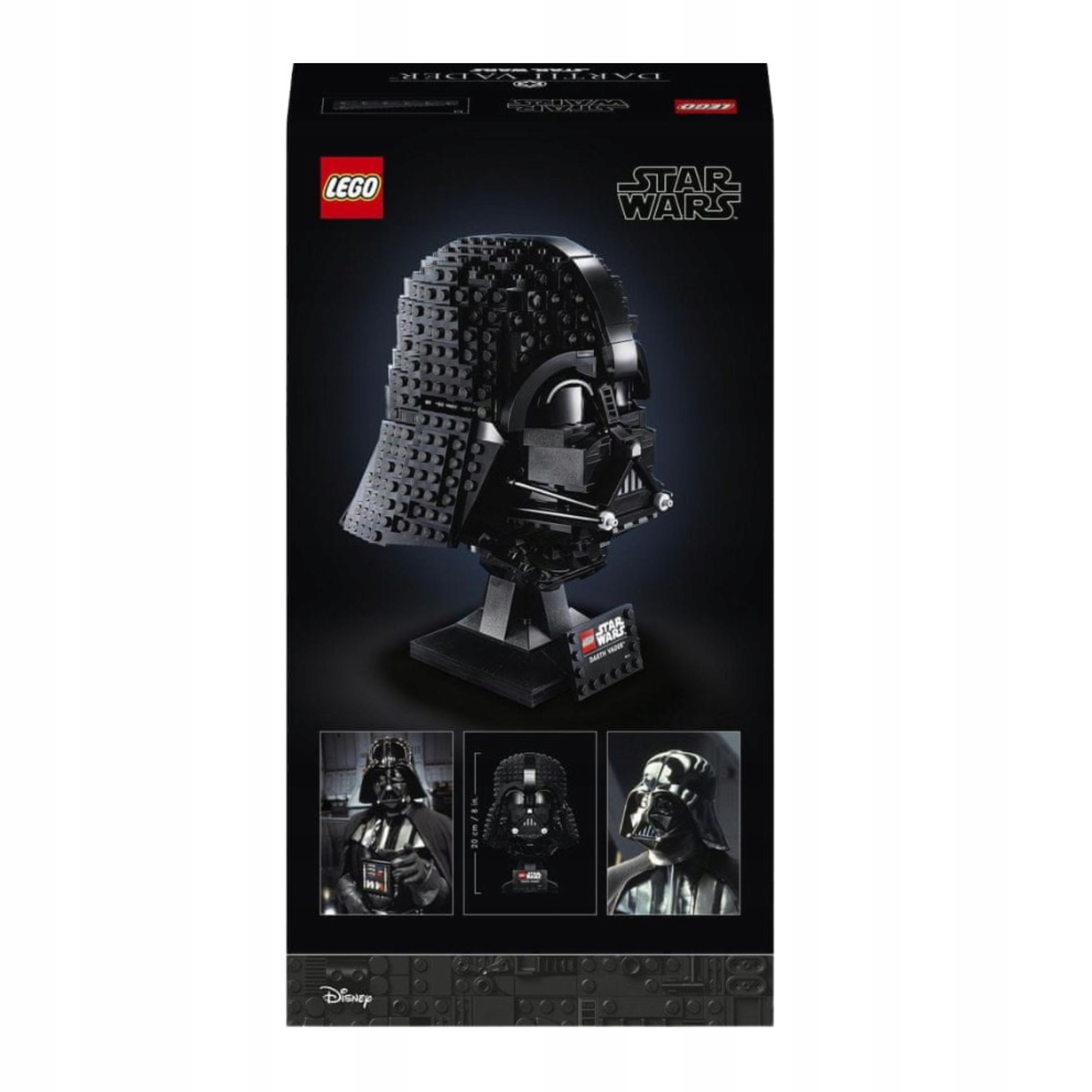 LEGO KLOCKI DZIECI ZESTAW KLOCKÓW STAR WARS - HEŁM DARTHA VADERA Marka LEGO