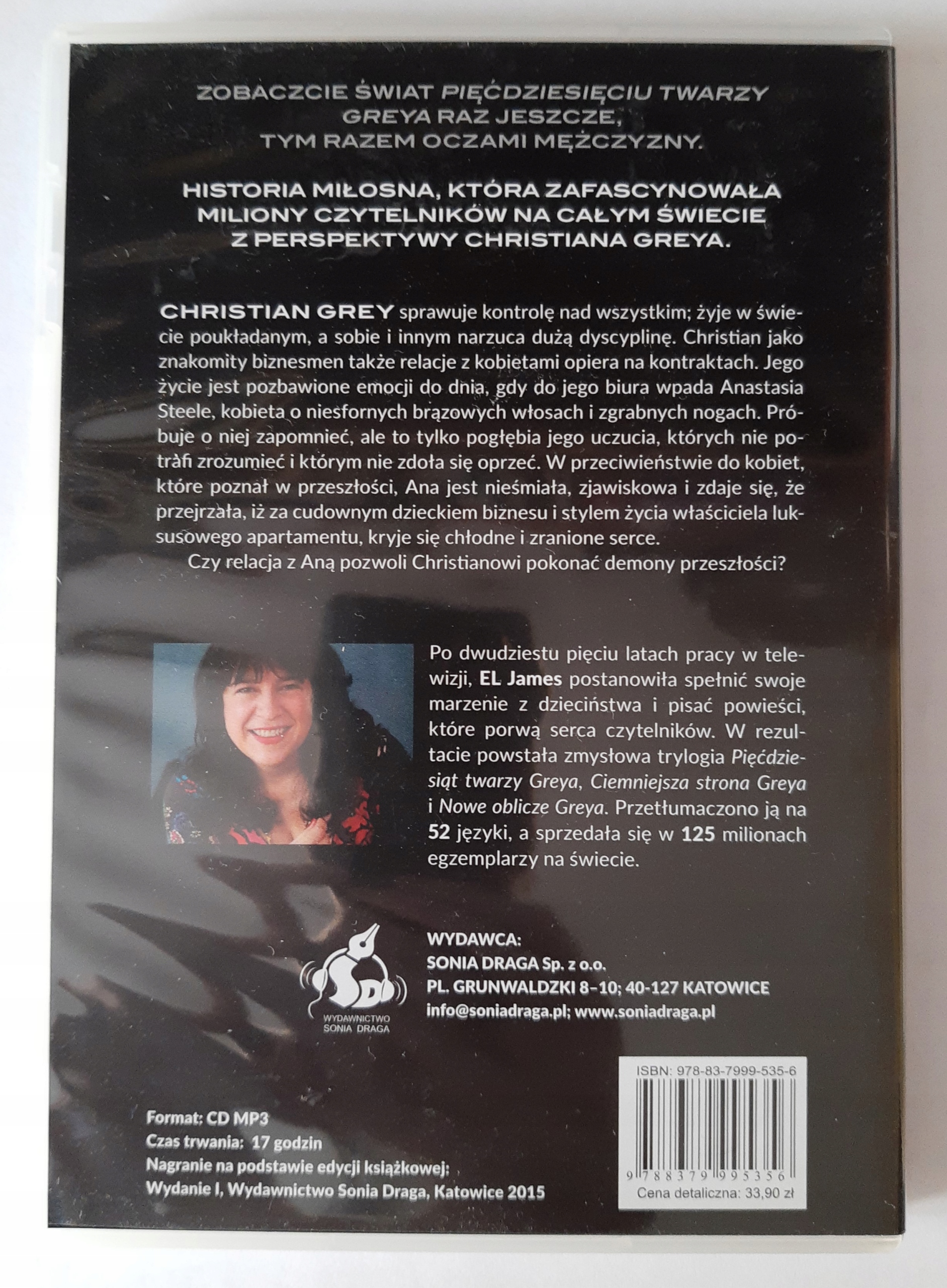 E.L. James GREY [audiobook] Nośnik audiobook CD