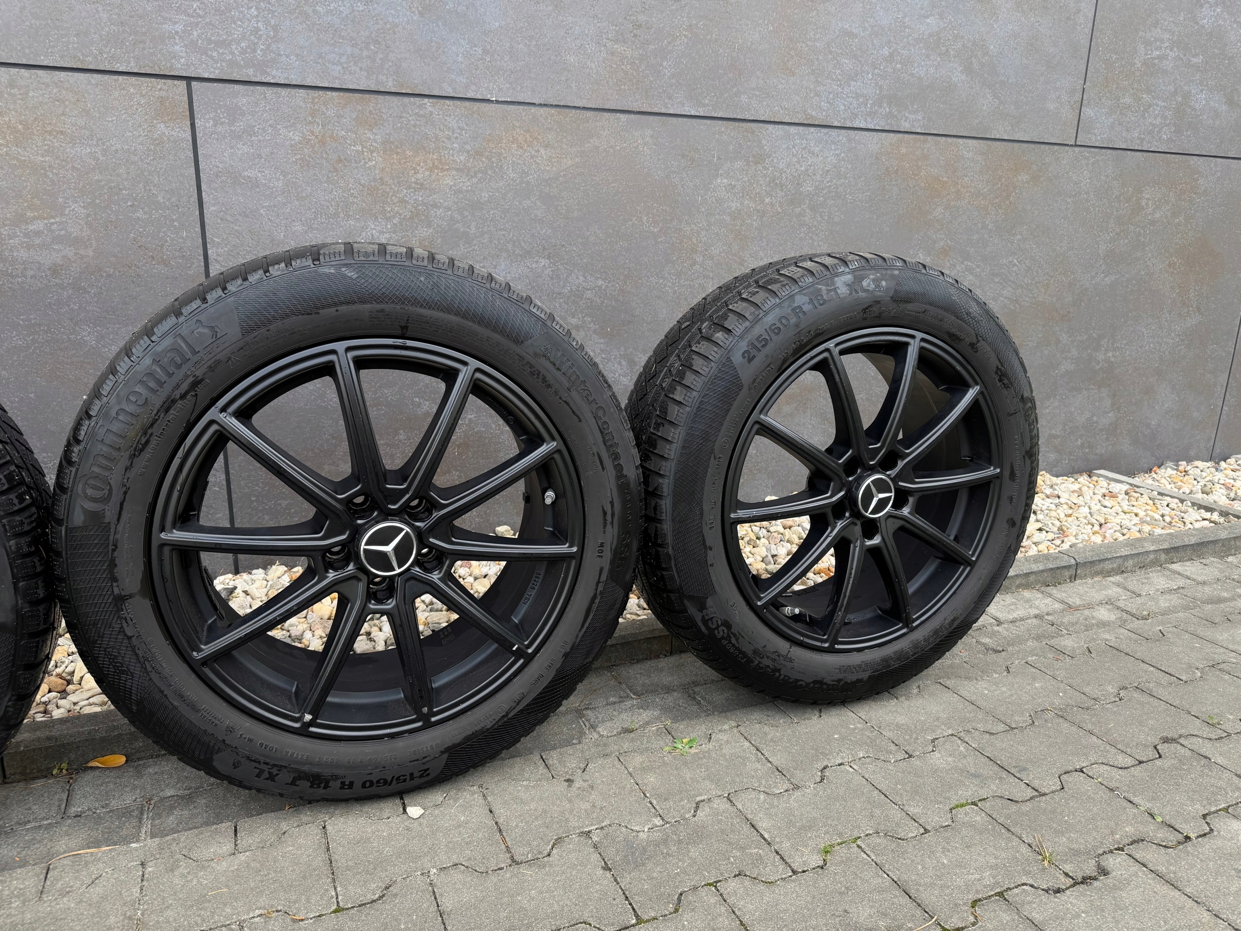 alufelgen KOMPLET BROCK 18 7,5J ET44 5x112 MERCEDES GLB EQB EQA + schrauben !