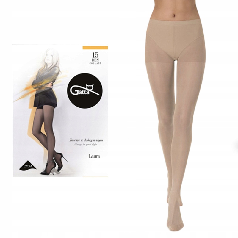 

Rajstopy Gatta Laura 15 den lycra 3-M Claro