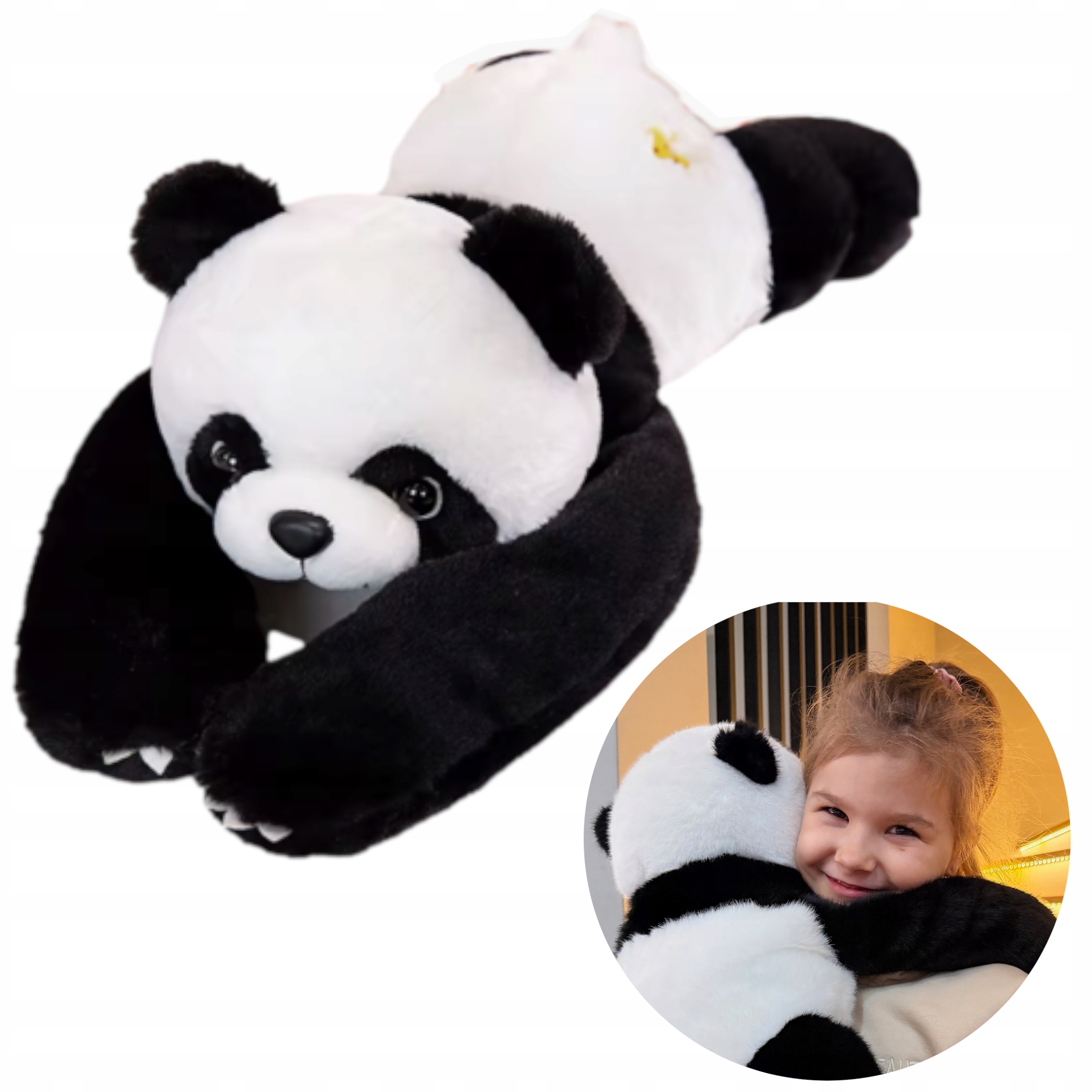 Miś obciążeniowy Heavy Panda ważony pluszak Duży 65cm 1kg Adhd