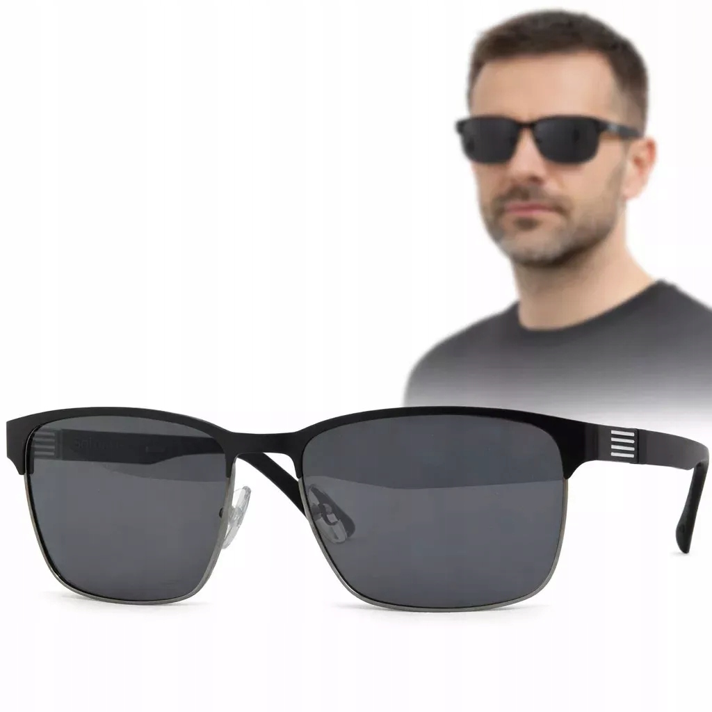 Pánské polarizační sluneční brýle Solano SS10544A černé