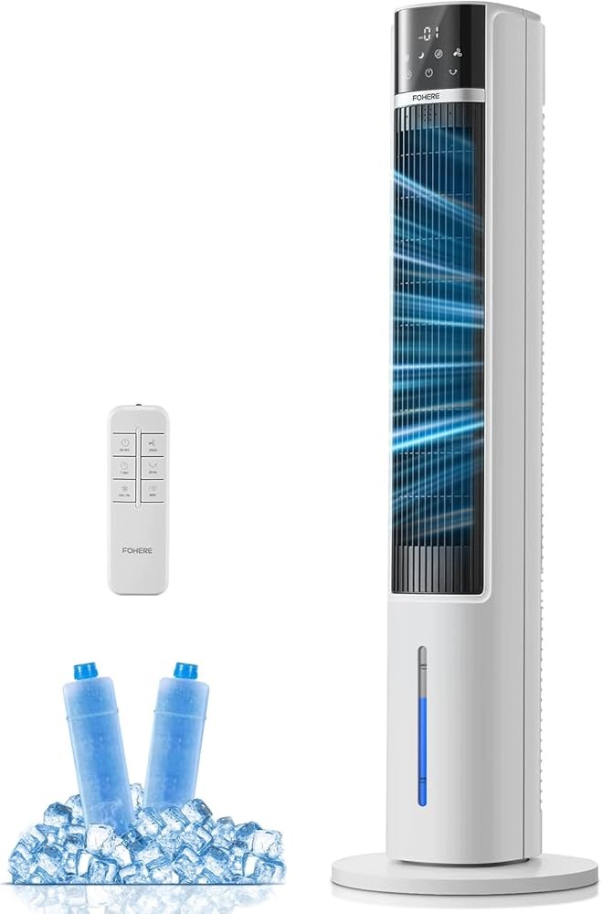 Vodní bezlopatkový větráček Mini Klimatizace Evaporační ventilátor 4v1 3,2L Dálkový Ovladač