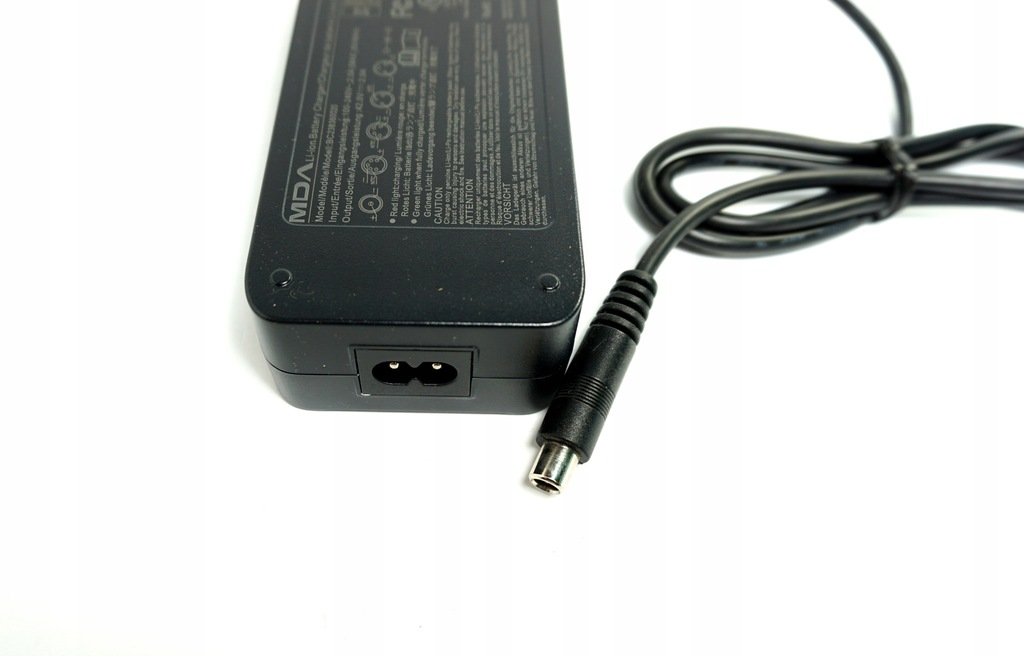 ZASILACZ ŁADOWARKA DO HULAJNOGI ELEKTRYCZNEJ MDA 42V 2A wtyk 8mm