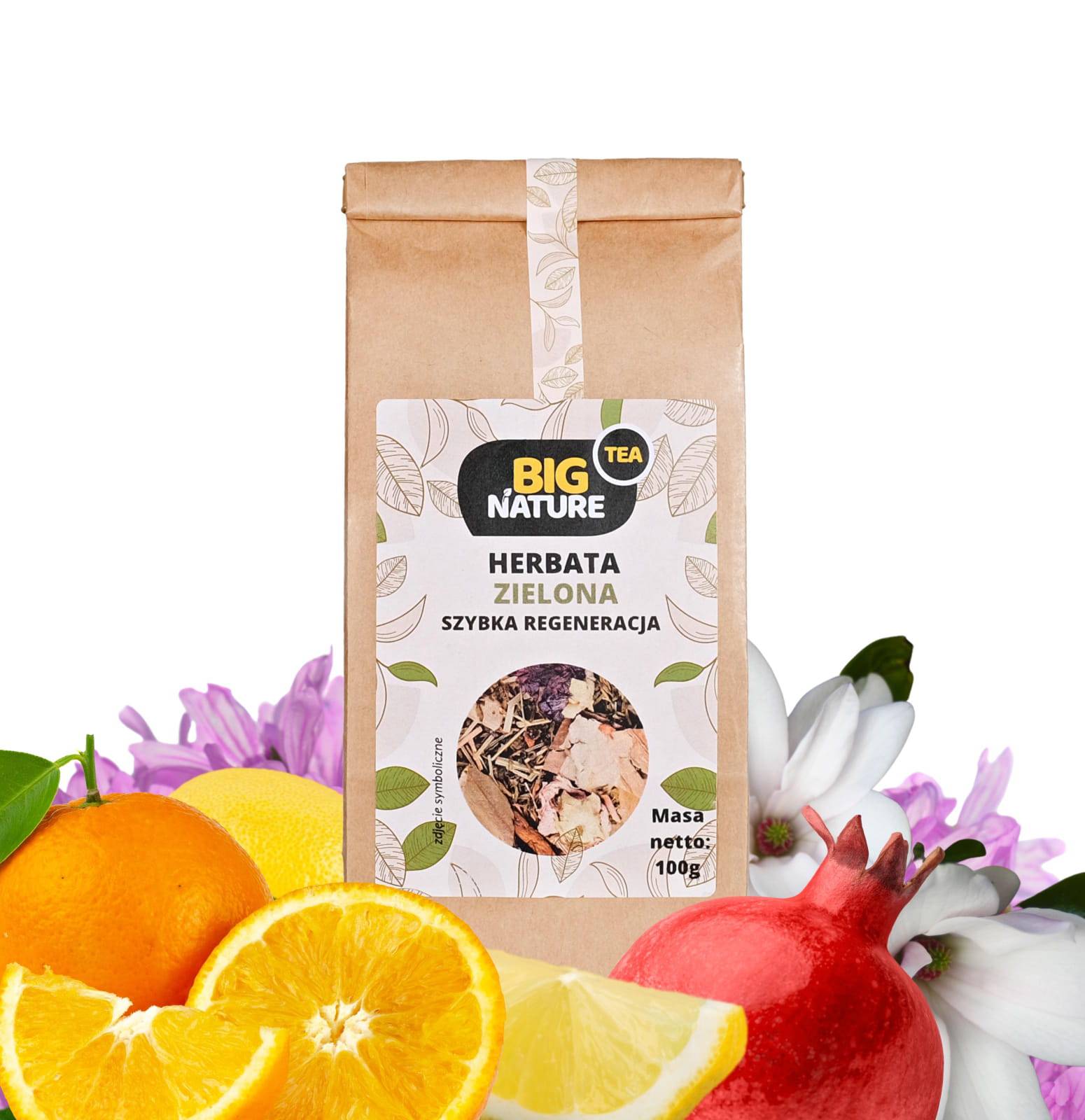 Herbata zielona MAGICZNA FONTANNA 100g - BIG NATURE — 3
