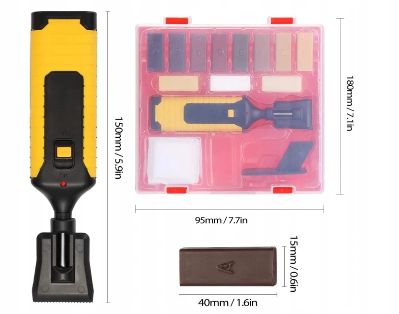 ZESTAW DO NAPRAWY PANELI MEBLI RYS WOSK NAPRAWCZY Marka bez marki