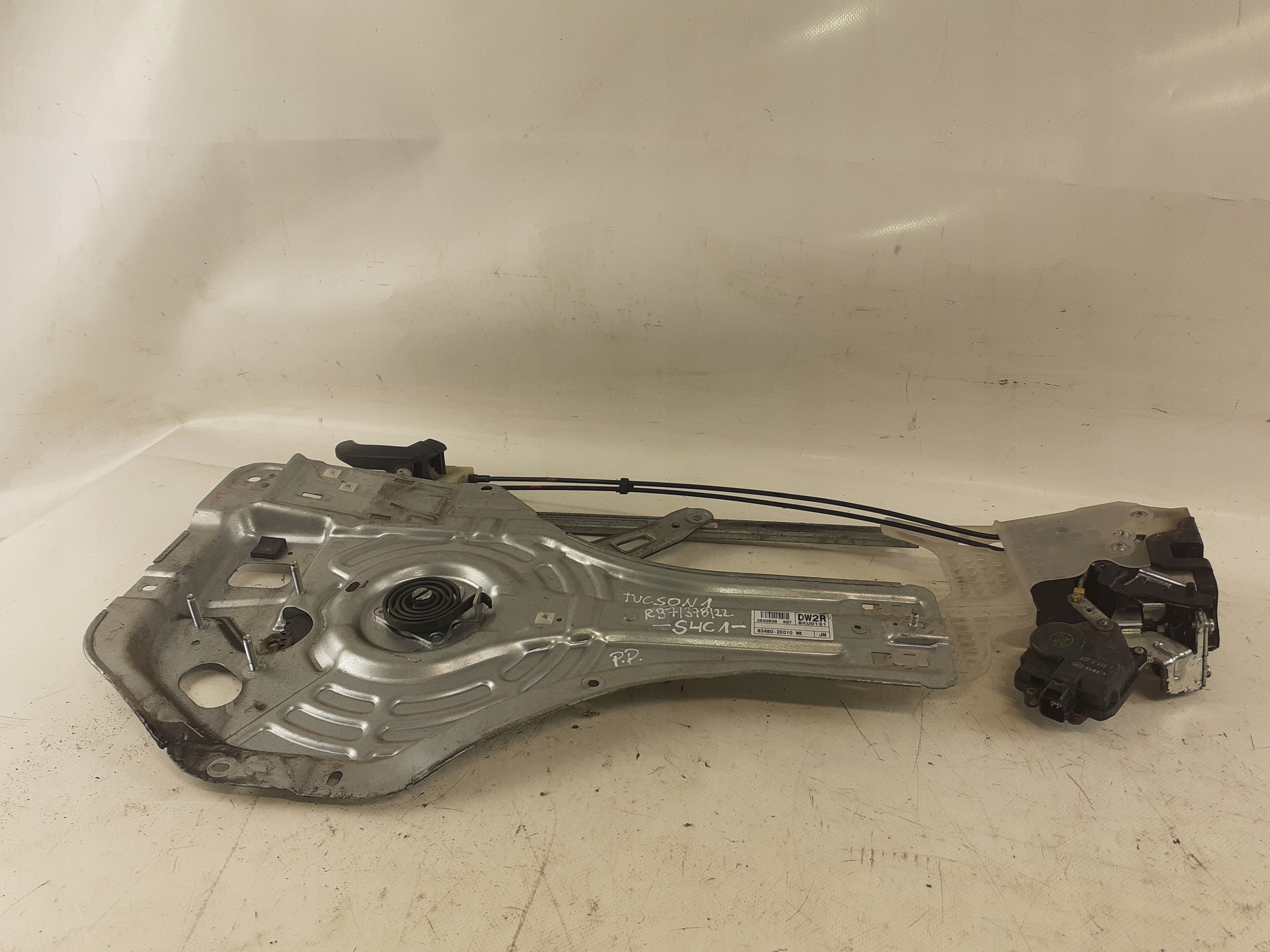 mechanism windows Tucson Hyundai and right front