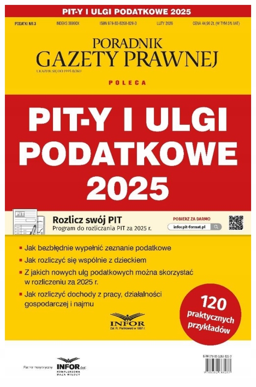 Pit-y i ulgi podatkowe 2025 Podatki 3/2026