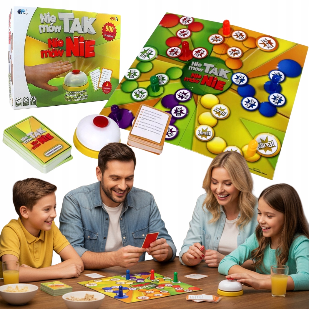 Planszówka Nie Mów Tak, Nie Mów Nie Gra Dla Całej Rodziny Familijna
