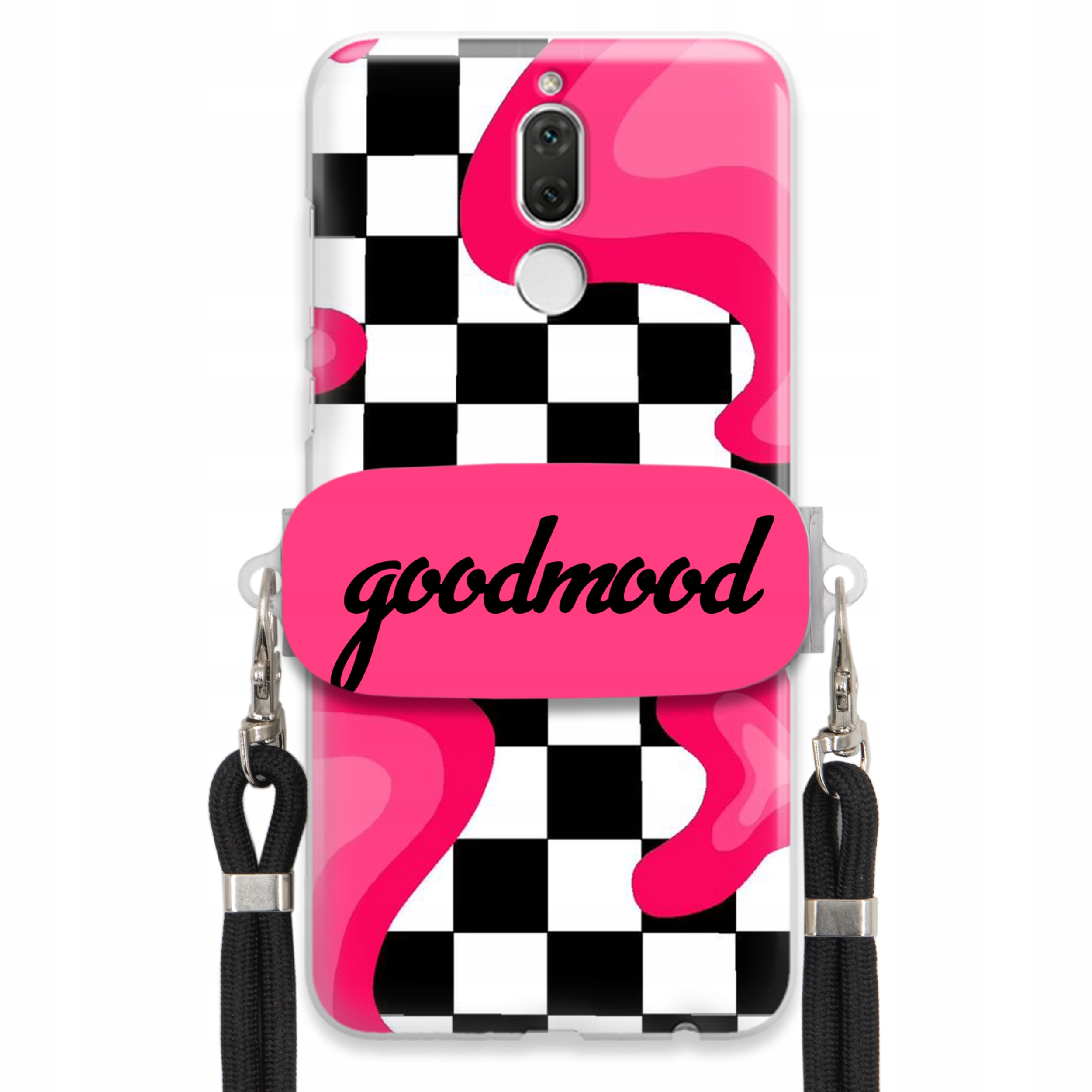 Puzdro Na Huawei Mate 10 Lite Sada Case Držiak Na Vodítko Čierna Pre Teen Splash